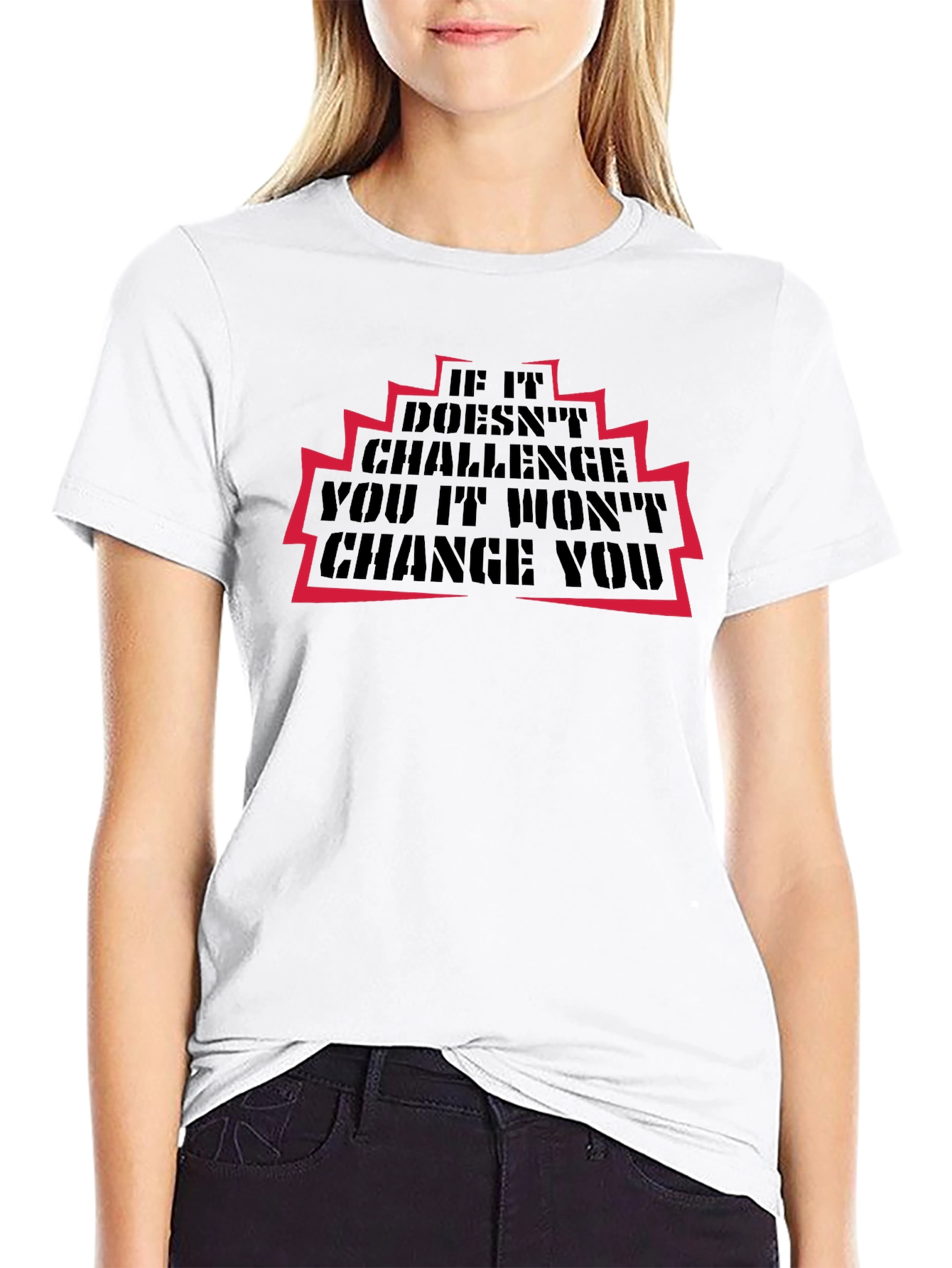 Motivational Graphic T-Shirt - Challenge & Change
