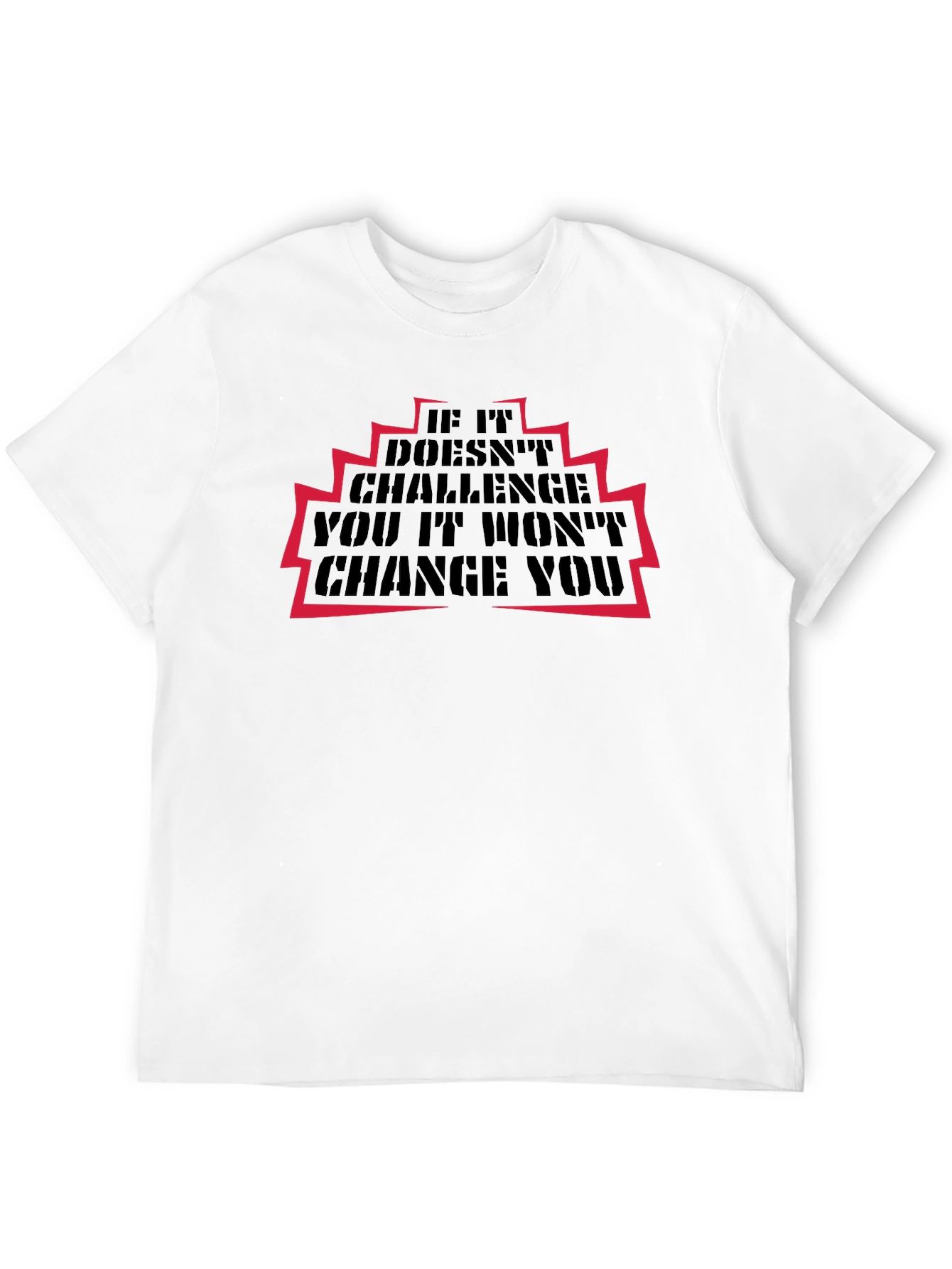 Motivational Graphic T-Shirt - Challenge & Change