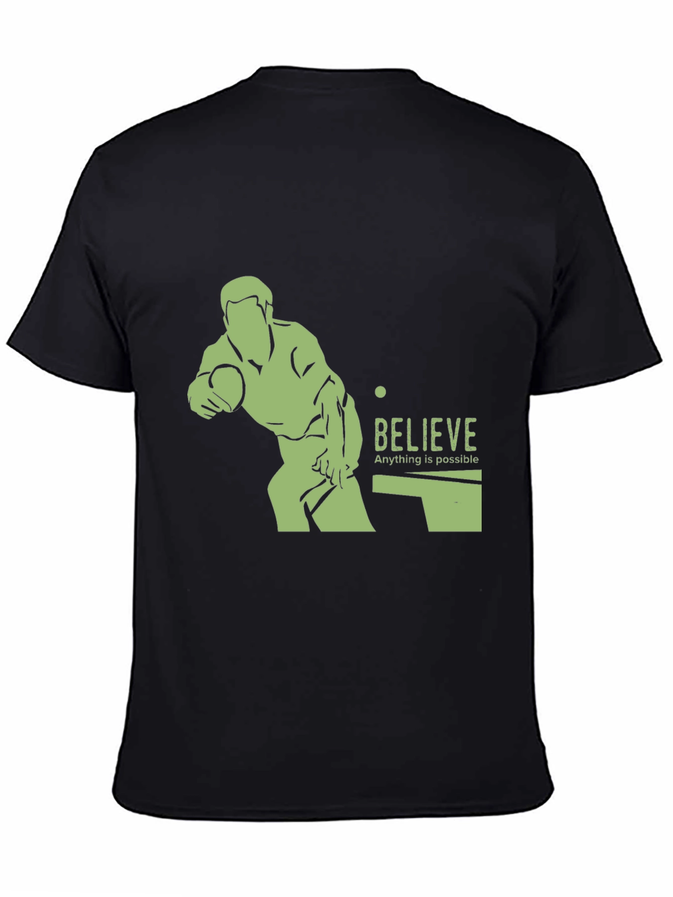 Believe Table Tennis Graphic Tee