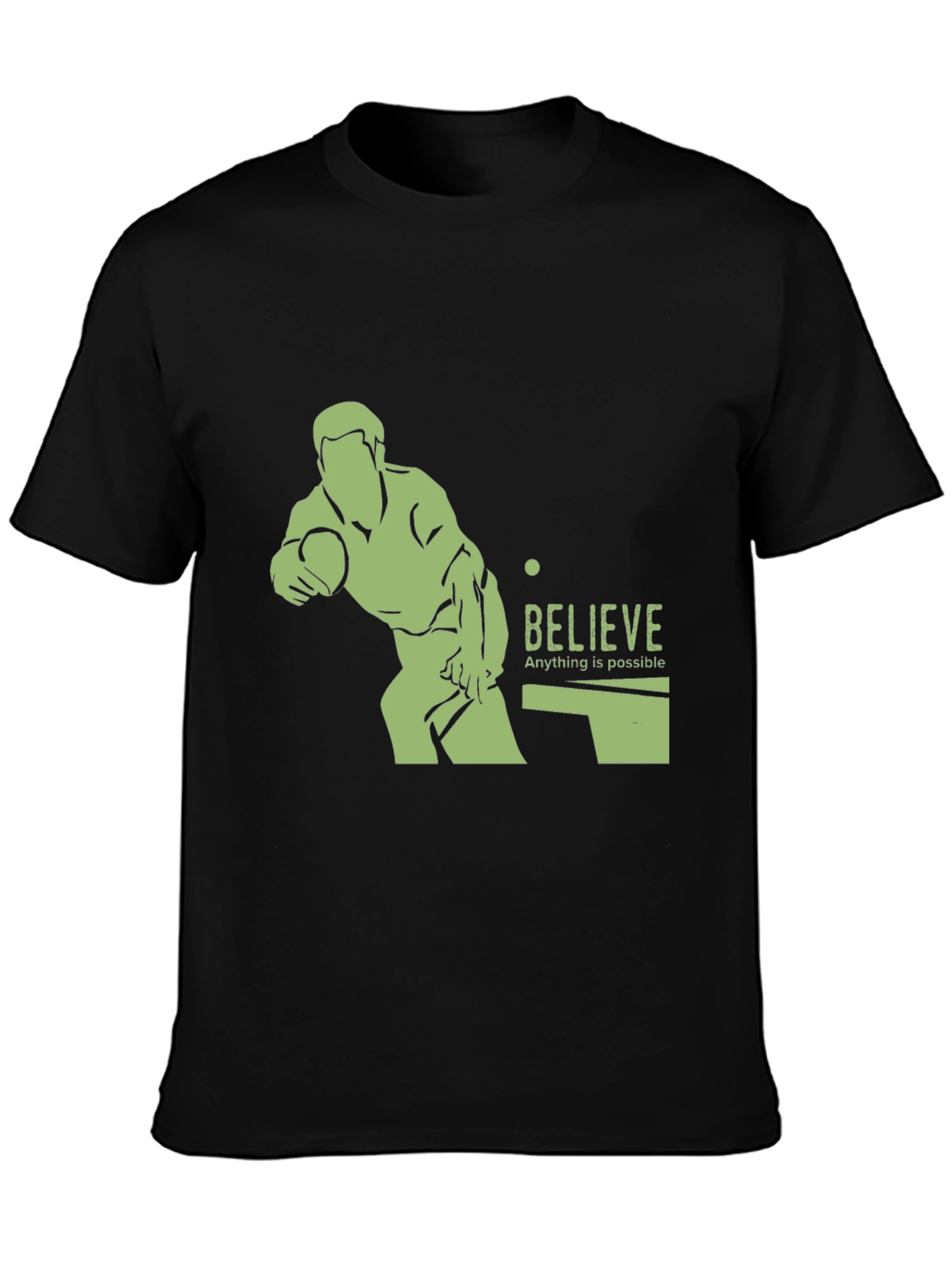Believe Table Tennis Graphic Tee