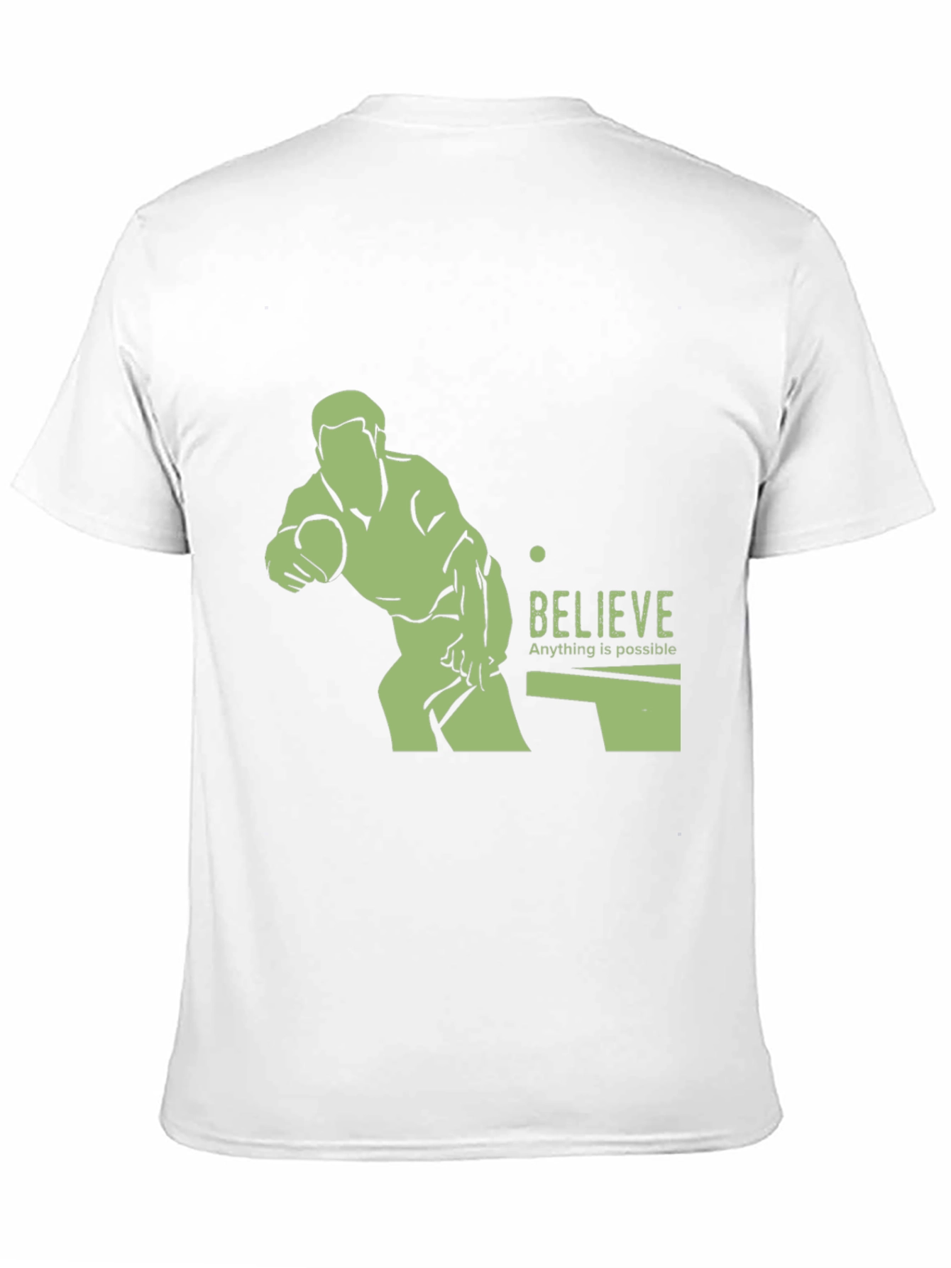 Believe Table Tennis Graphic Tee