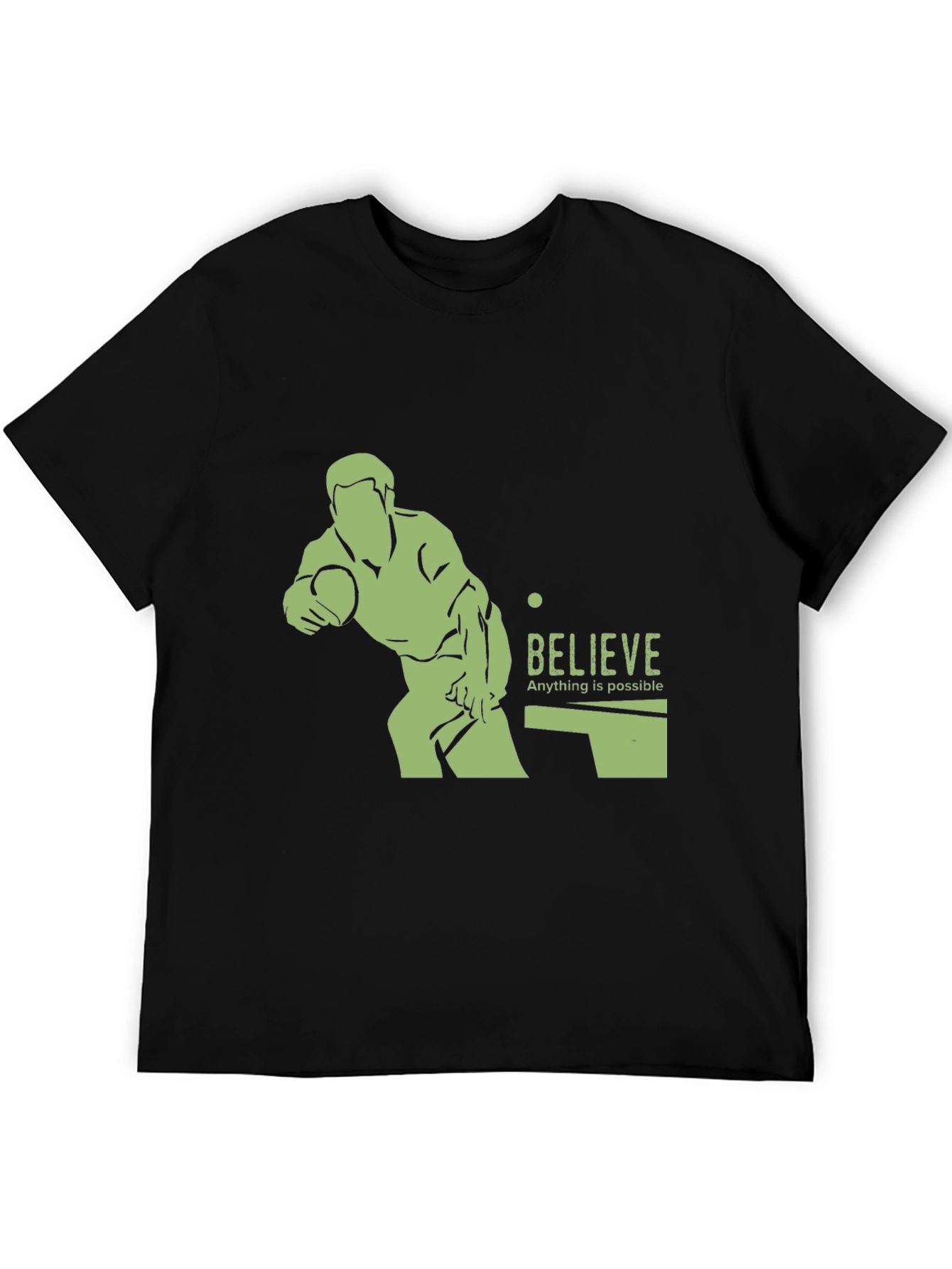 Believe Table Tennis Graphic Tee