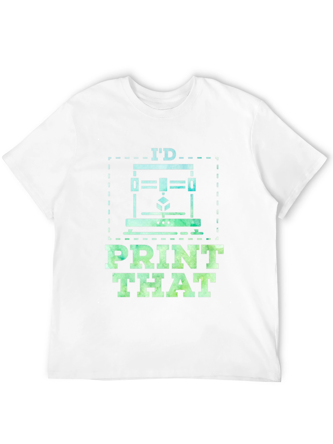 Id Print That 3D Printing Hobbyist Black T-Shirt
