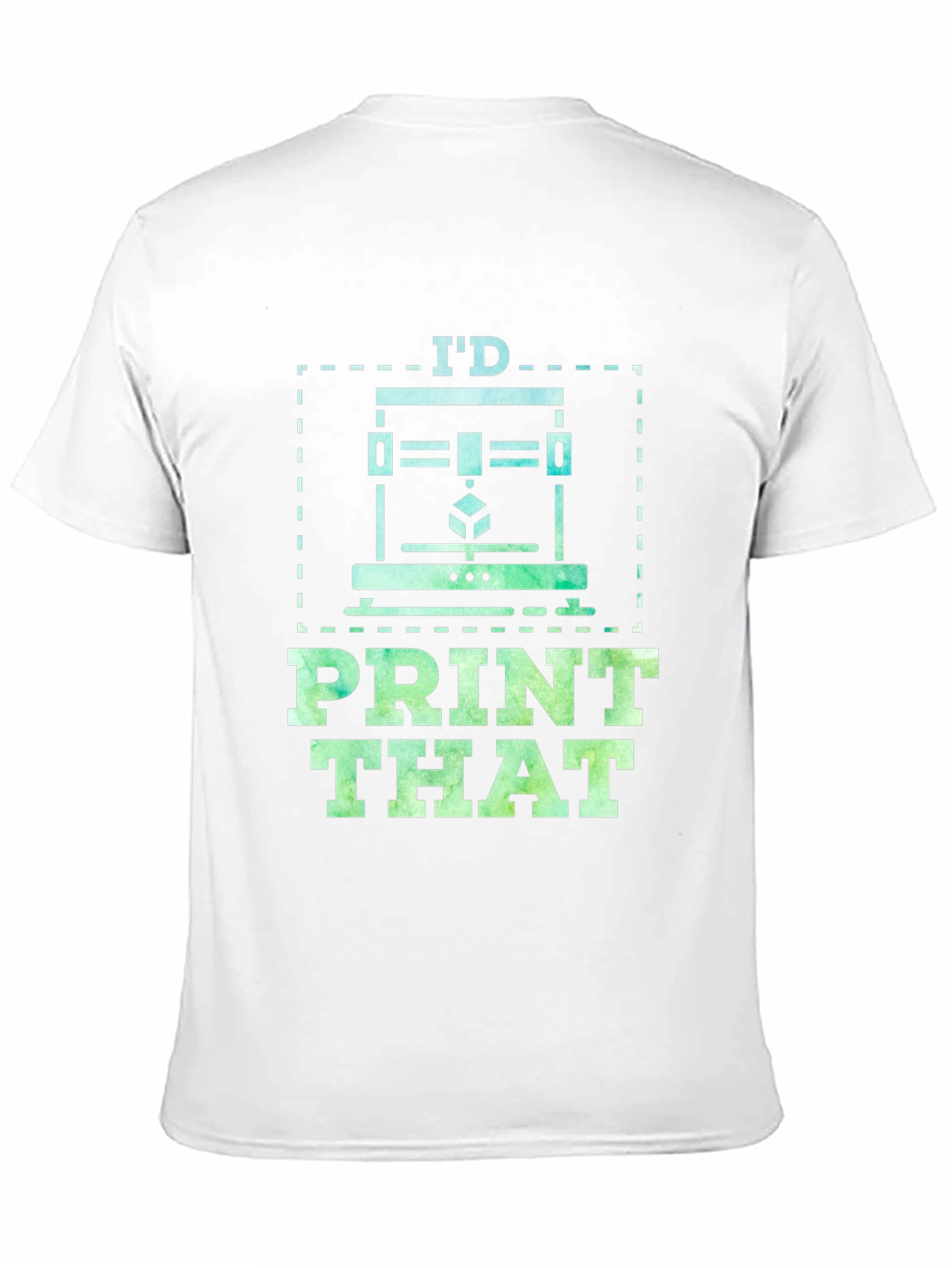 Id Print That 3D Printing Hobbyist Black T-Shirt