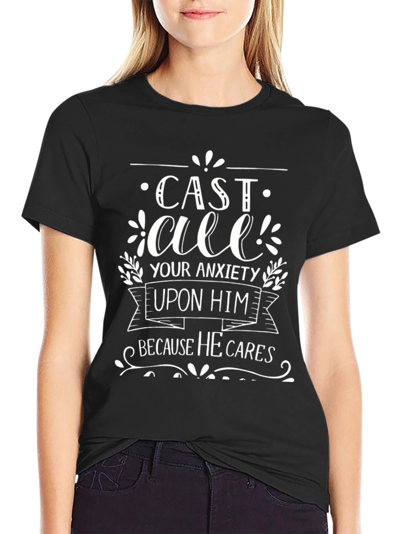 Cast All Your Anxiety T-Shirt - Inspirational Christian Tee