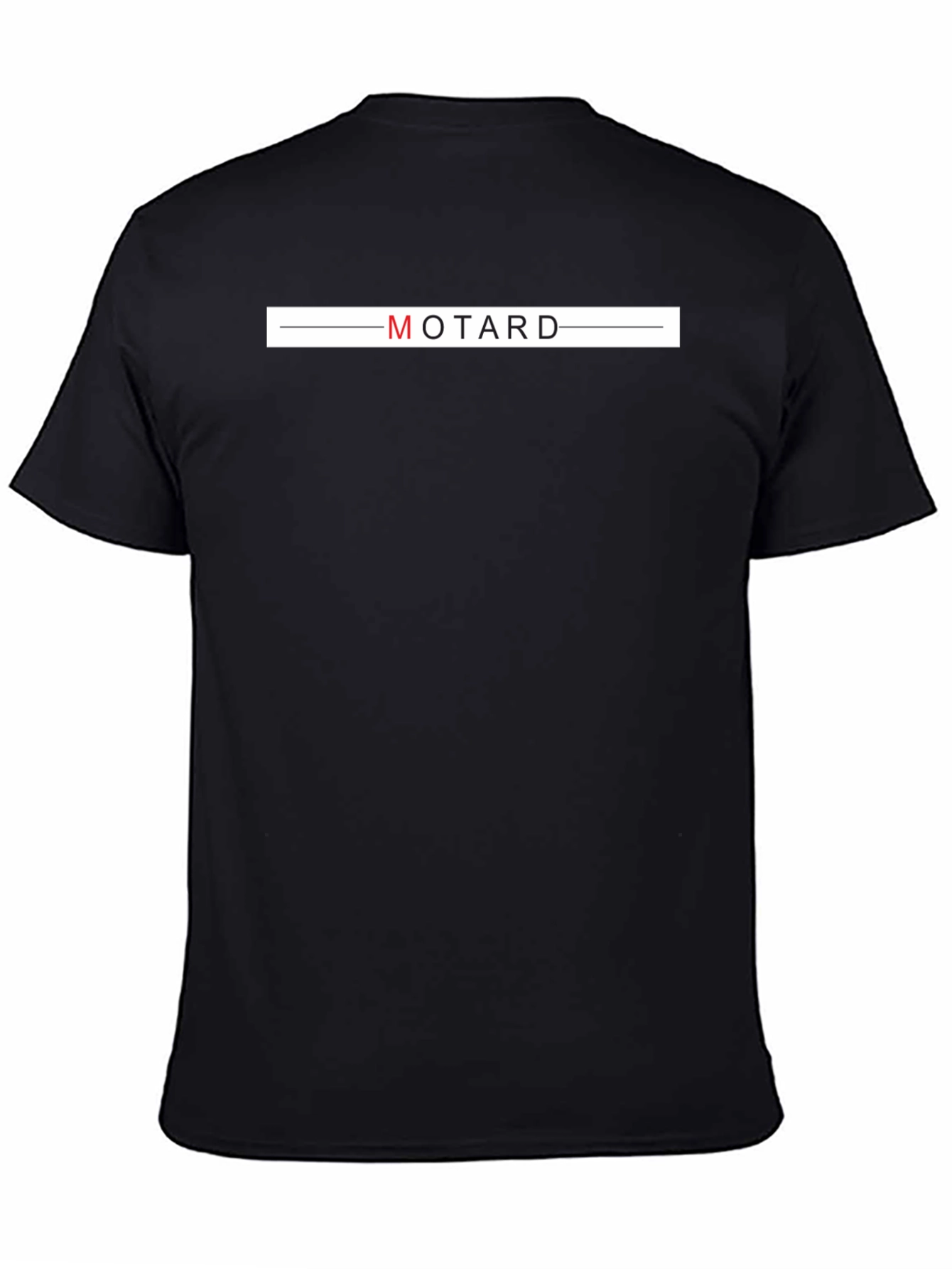 Black MOTARD Graphic Print T-Shirt