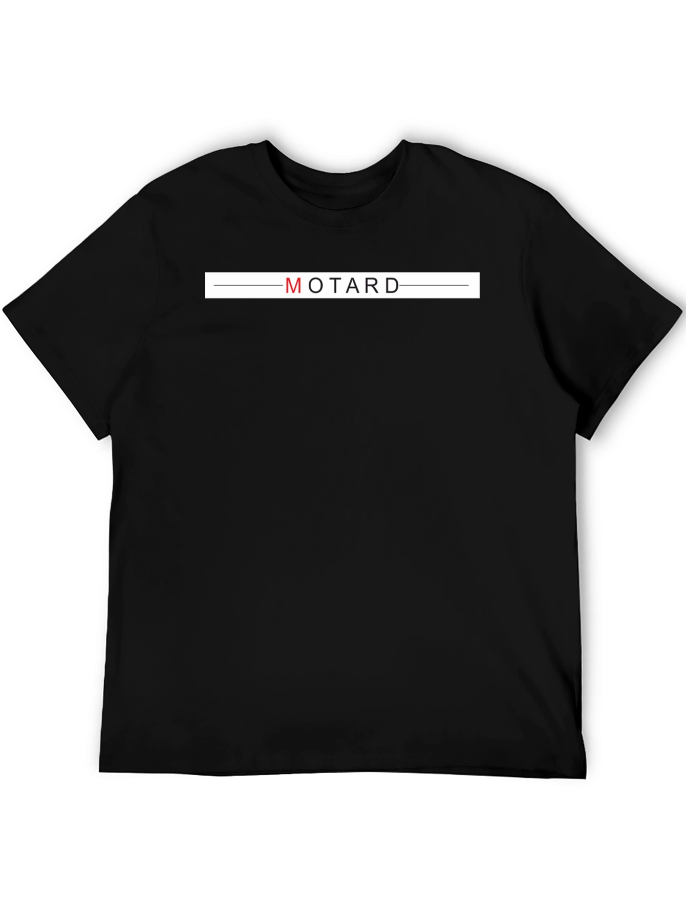Black MOTARD Graphic Print T-Shirt