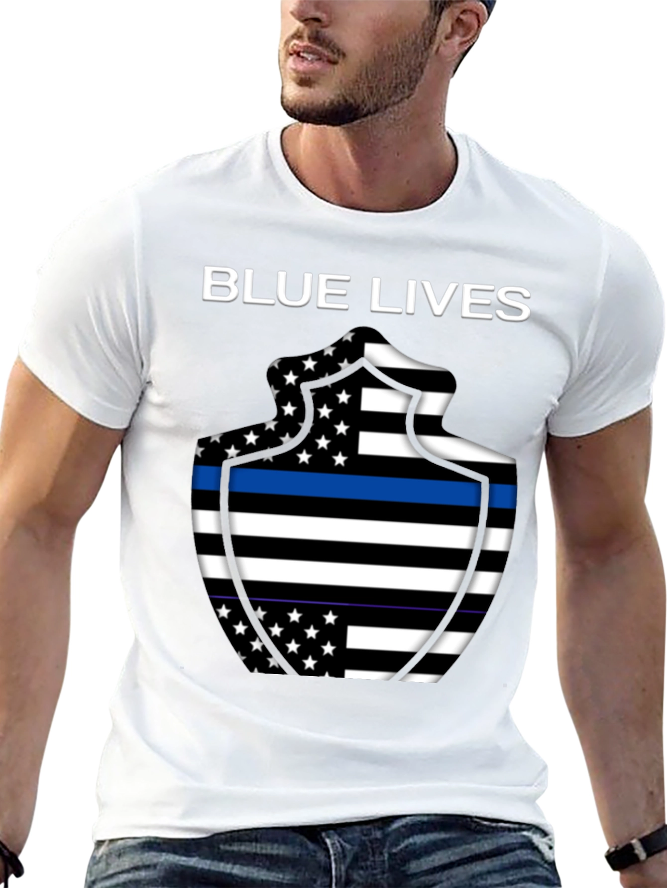 Blue Lives Matter Graphic Tee