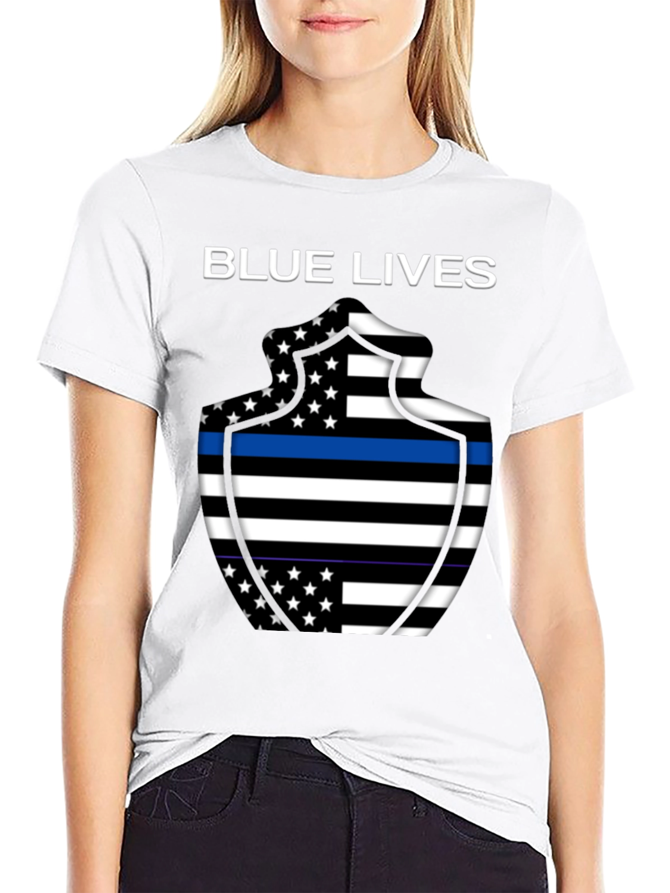 Blue Lives Matter Graphic Tee