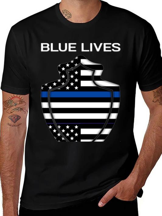 Blue Lives Matter Graphic Tee