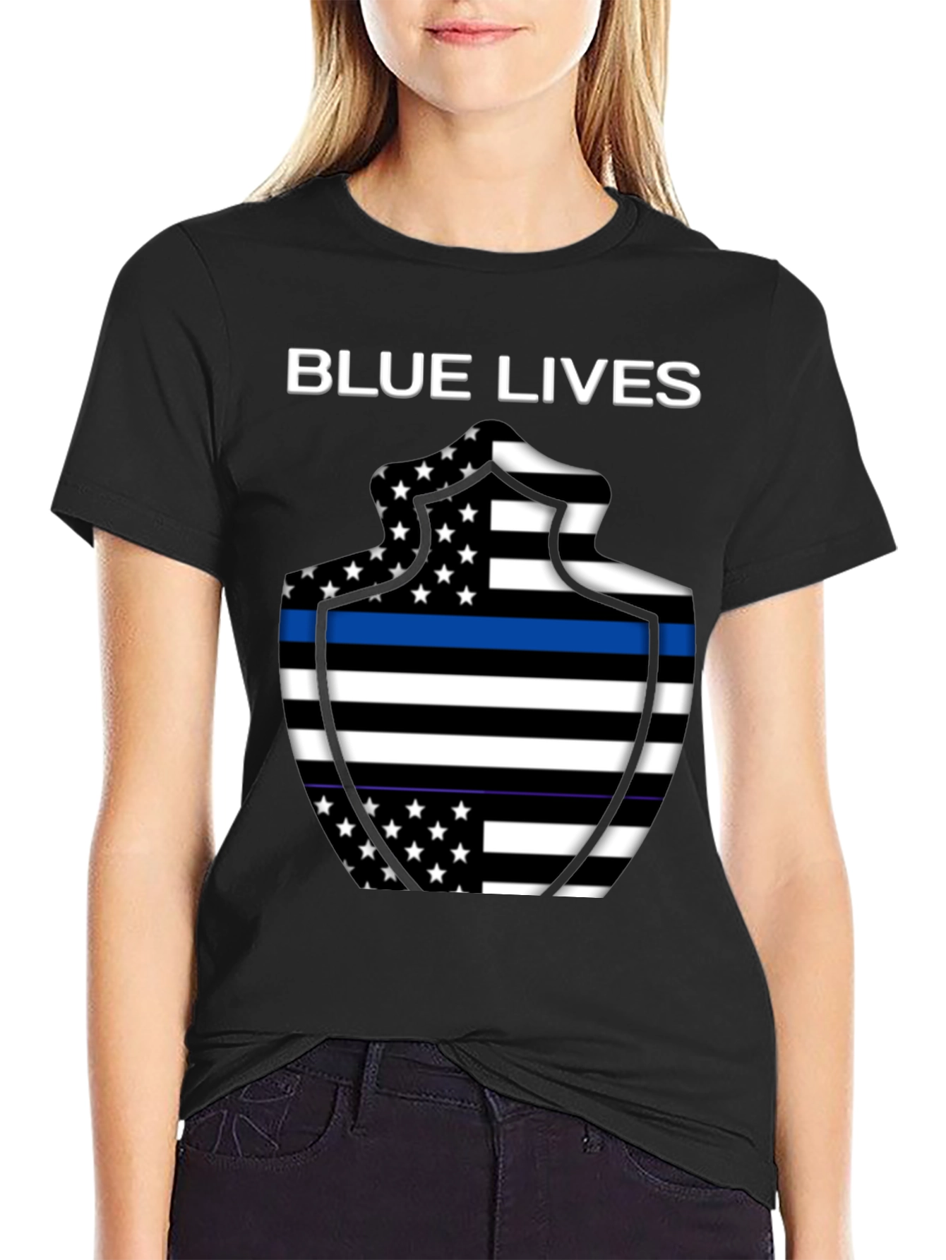 Blue Lives Matter Graphic Tee