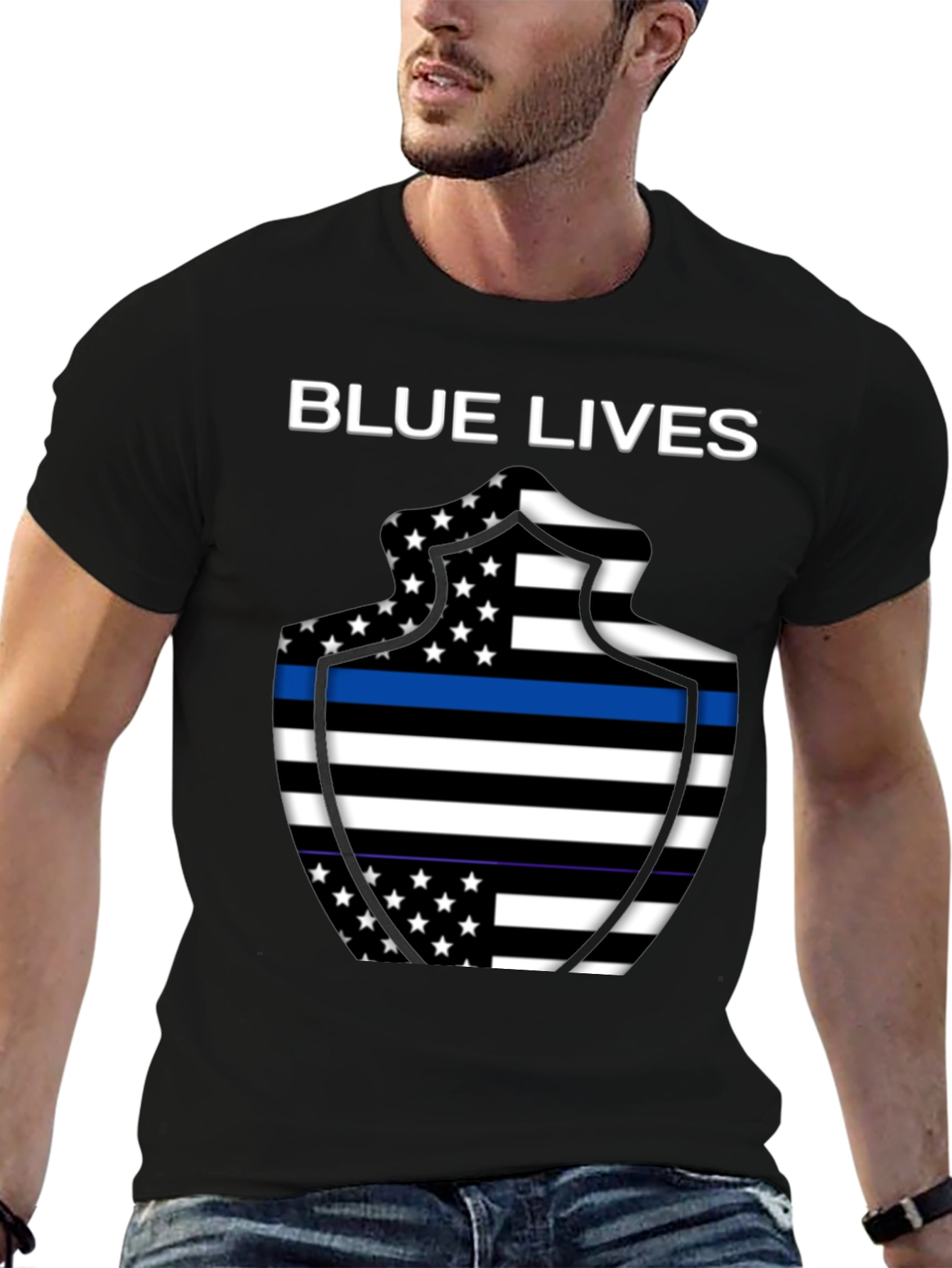 Blue Lives Matter Graphic Tee