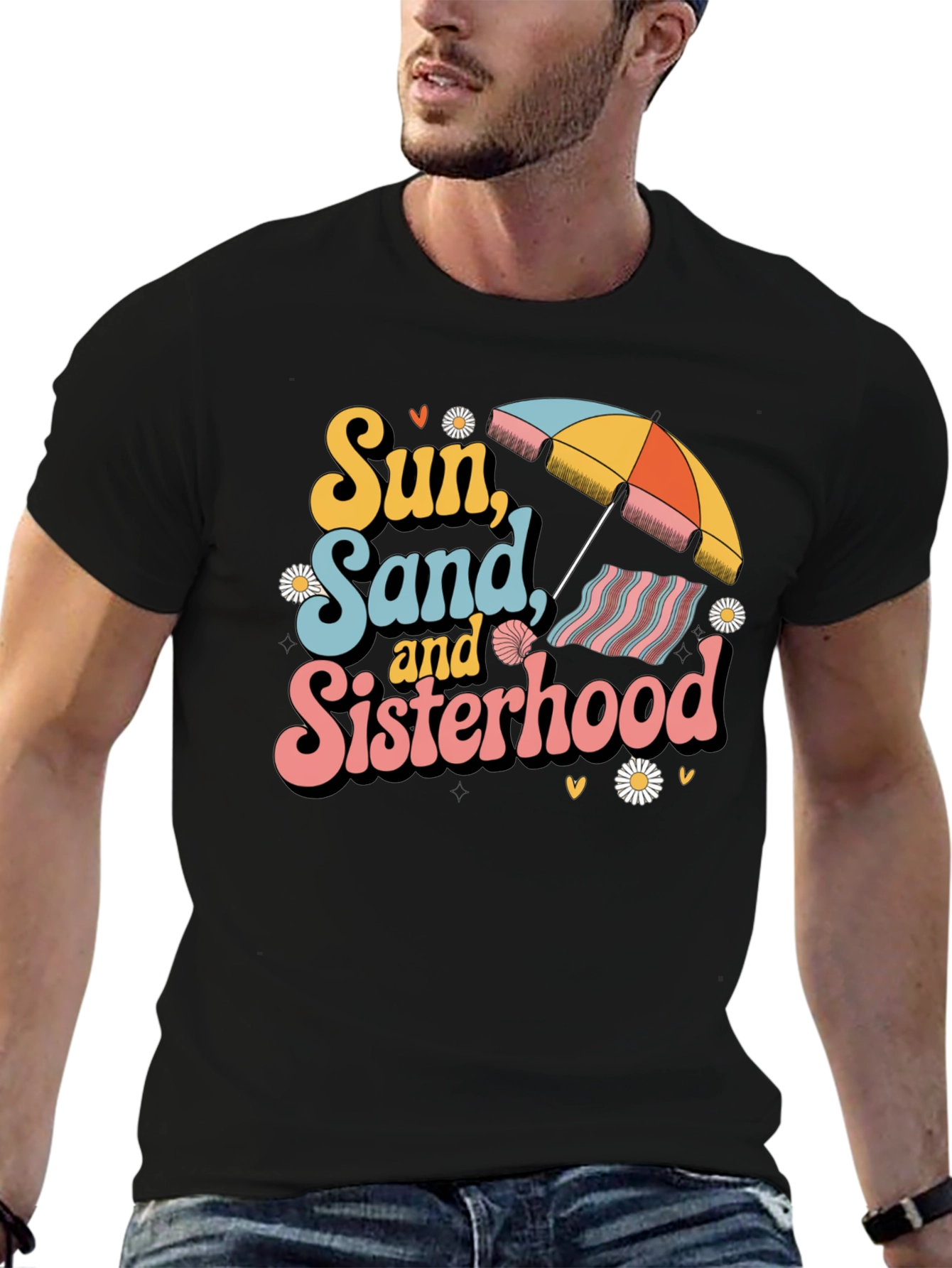 Sun Sand & Sisterhood Graphic Tee