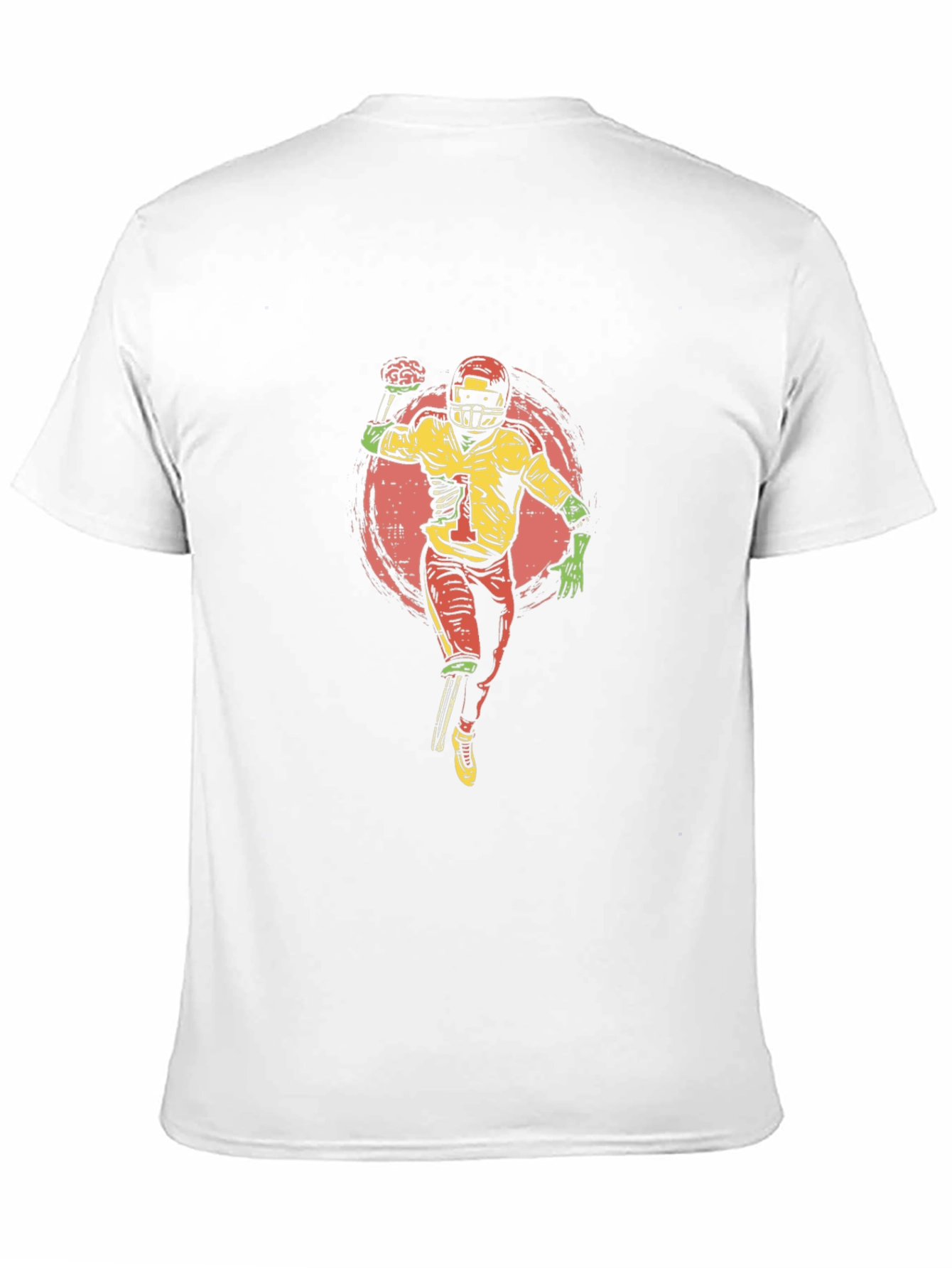 Zombie Football Thrower T-Shirt