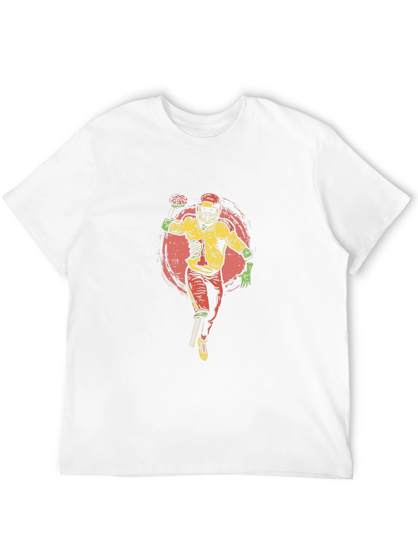 Zombie Football Thrower T-Shirt