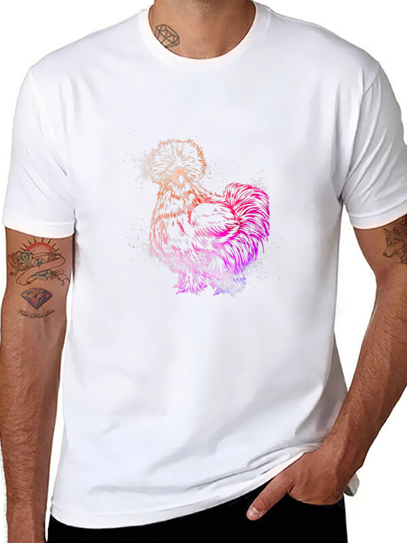 Silkies Chicken Graphic Tee