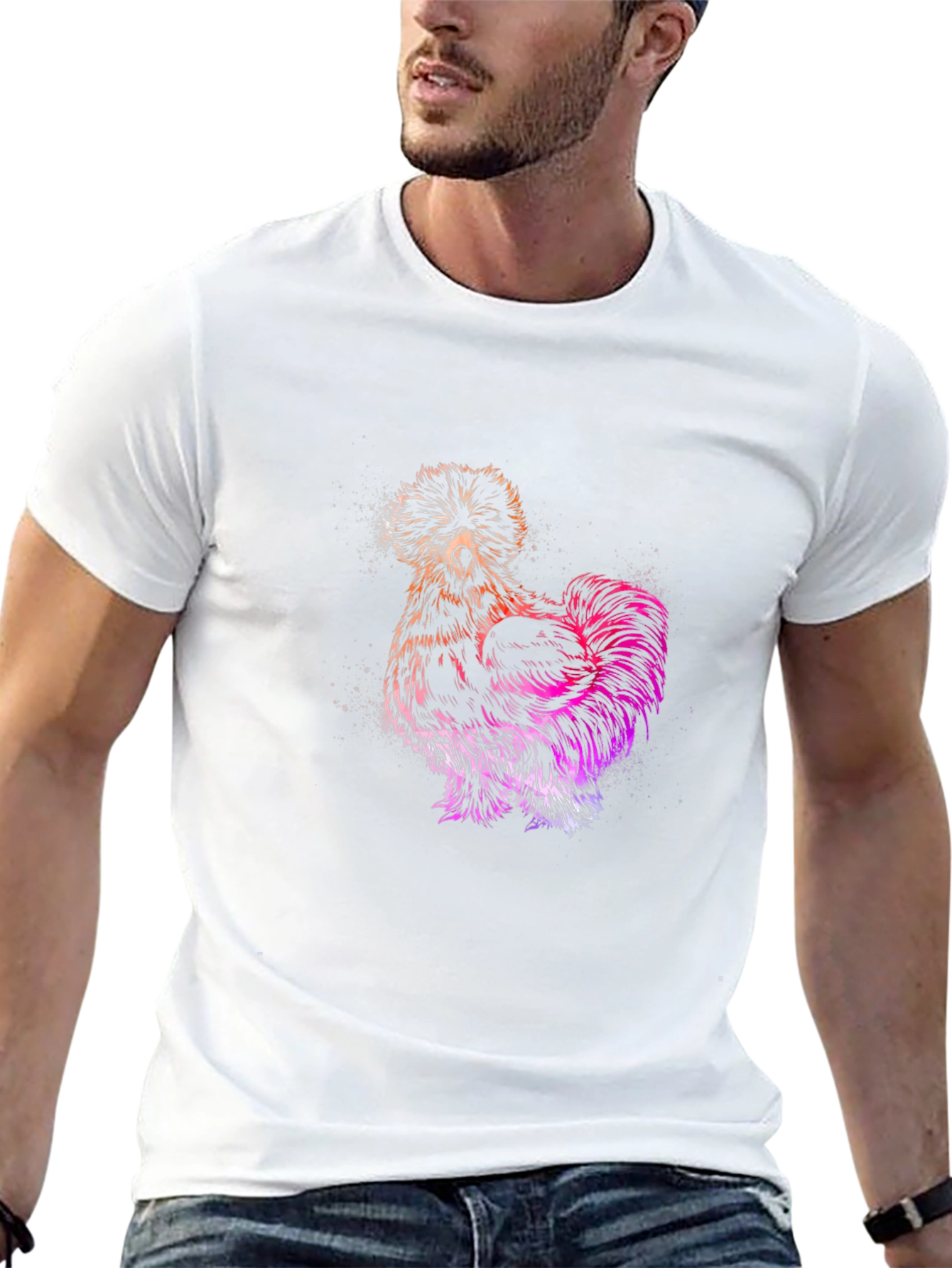 Silkies Chicken Graphic Tee