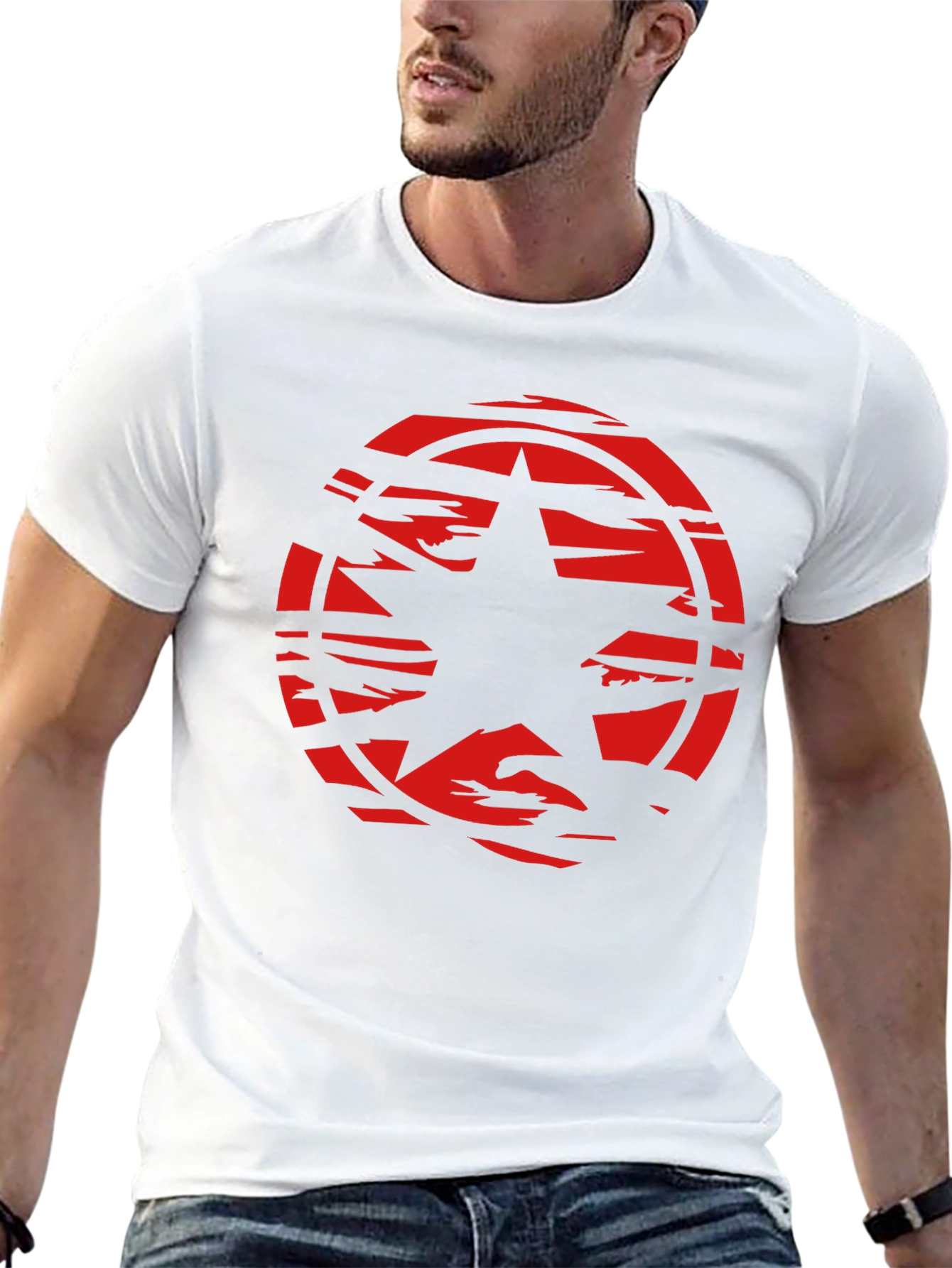 Graphic Star Burst Tee - Cool Casual Style
