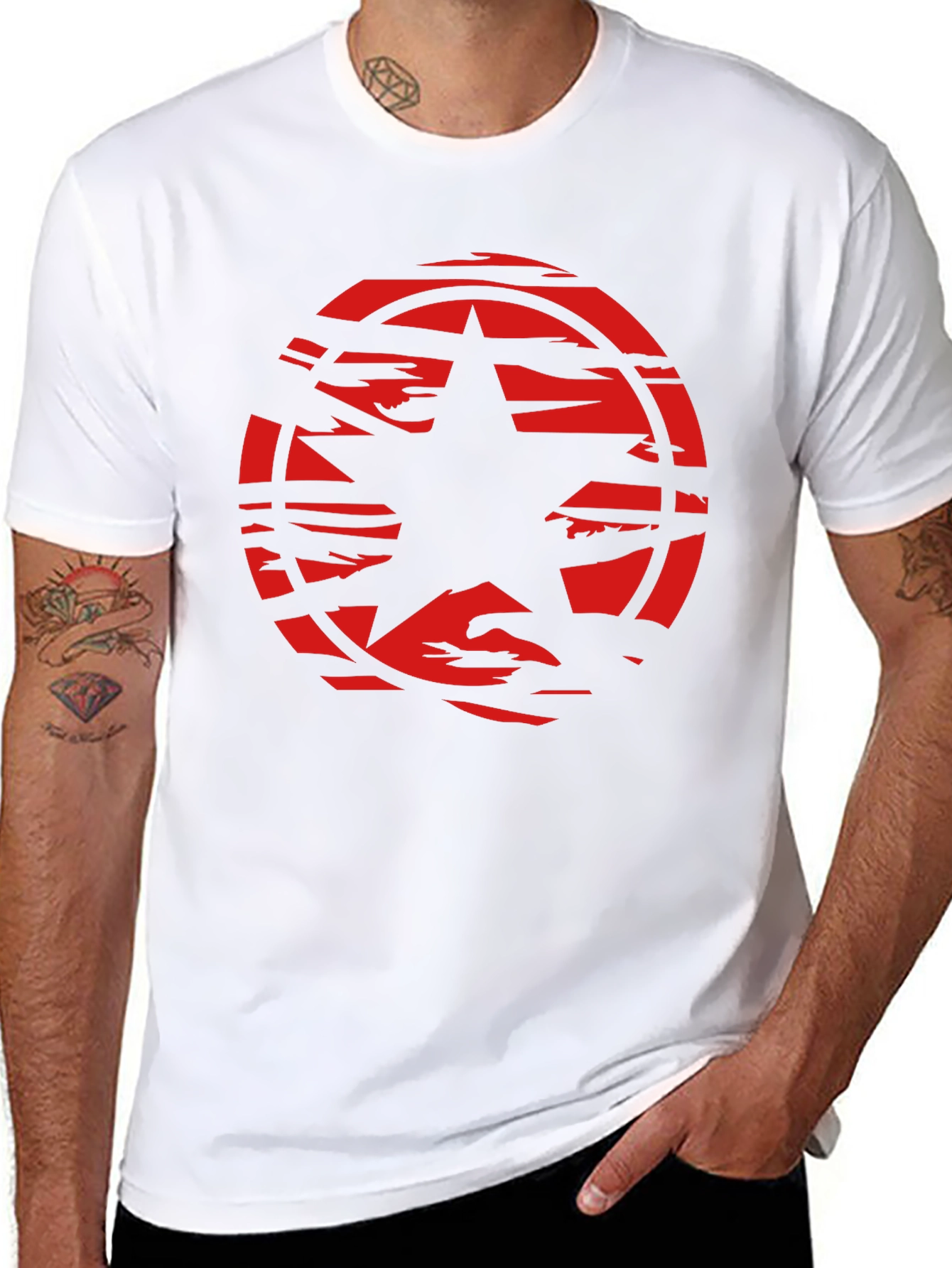 Graphic Star Burst Tee - Cool Casual Style