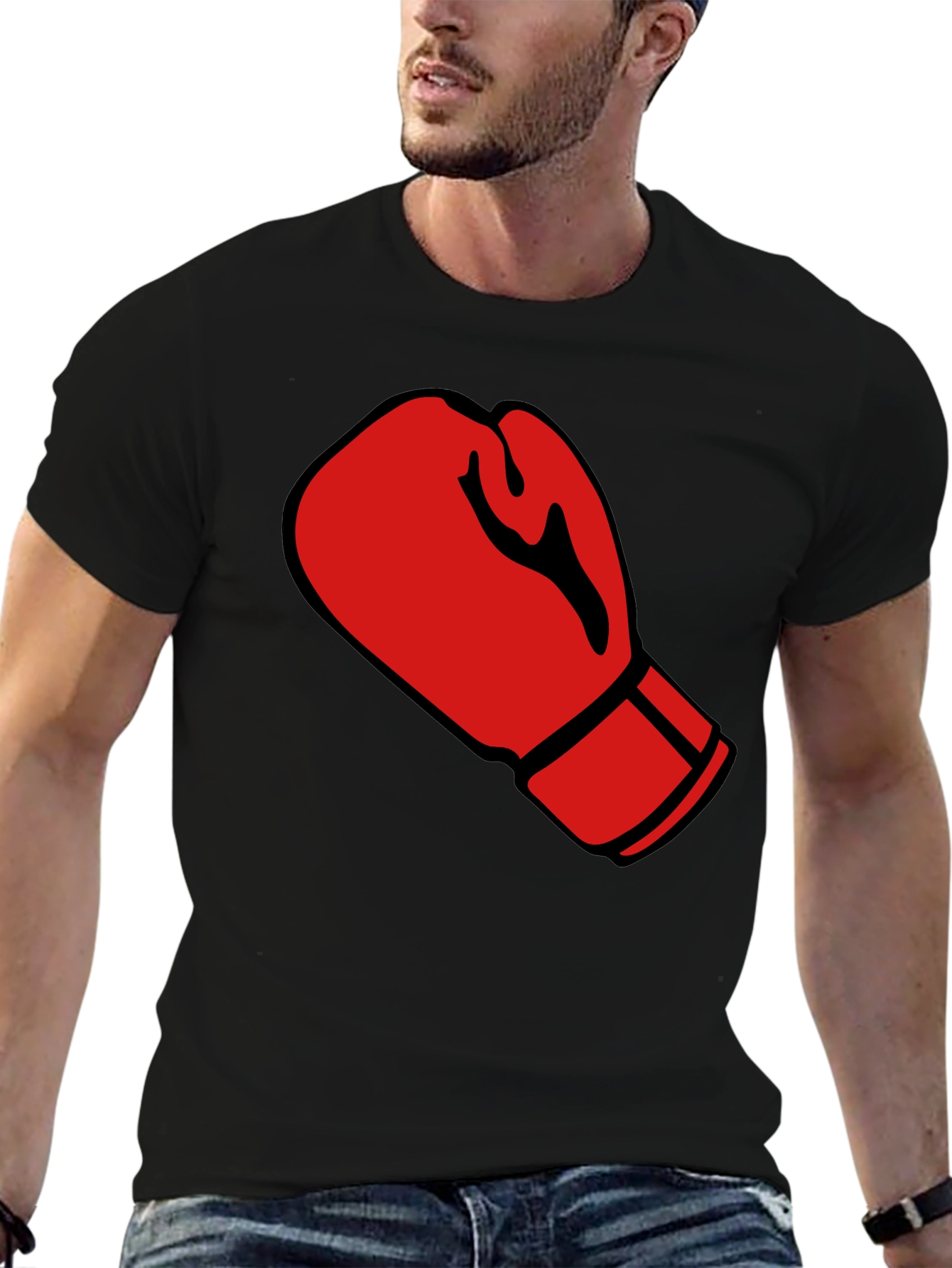 Boxing Glove Graphic Tee - Stylish Comfort