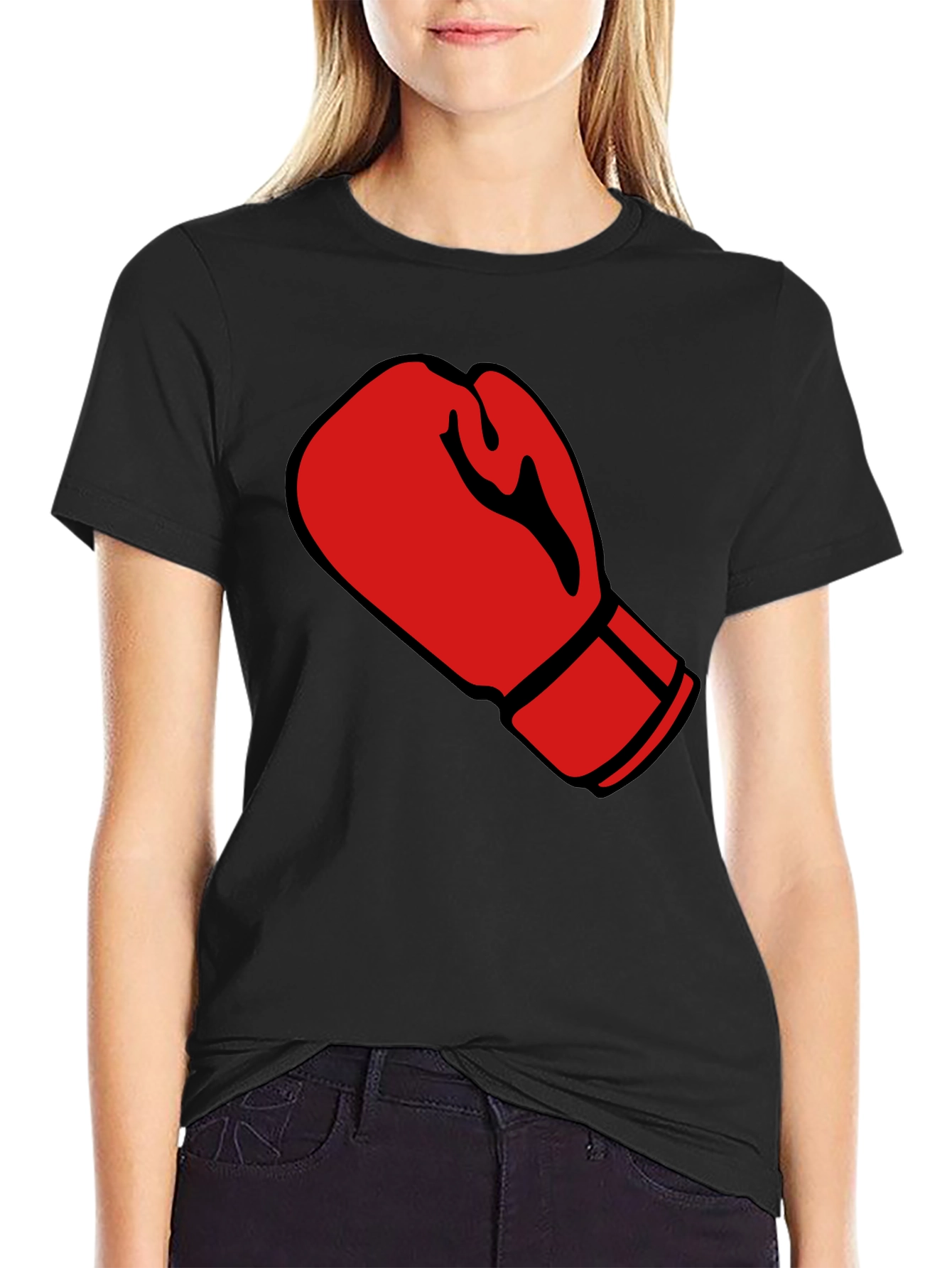Boxing Glove Graphic Tee - Stylish Comfort