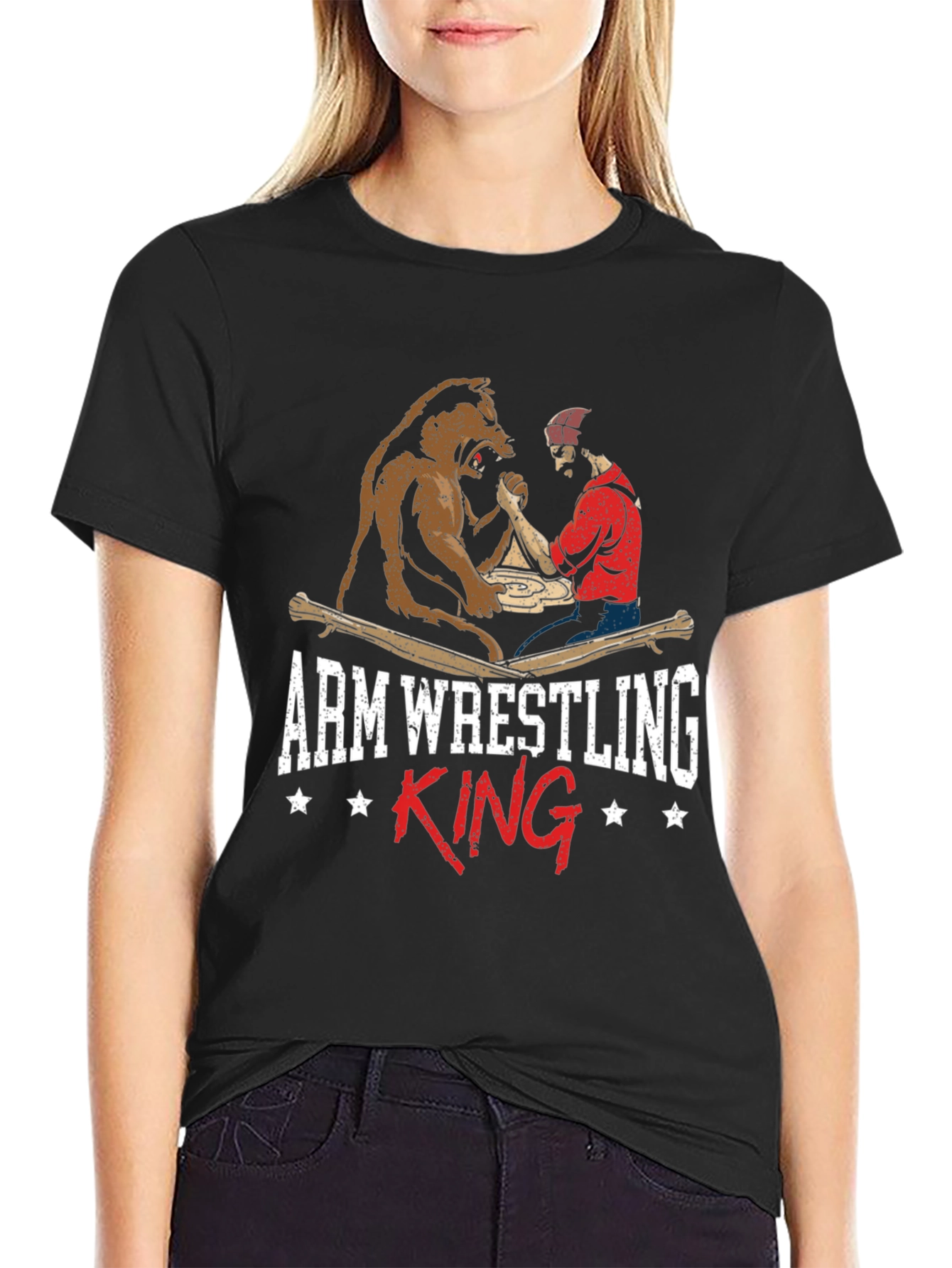 Arm Wrestling King Graphic Tee
