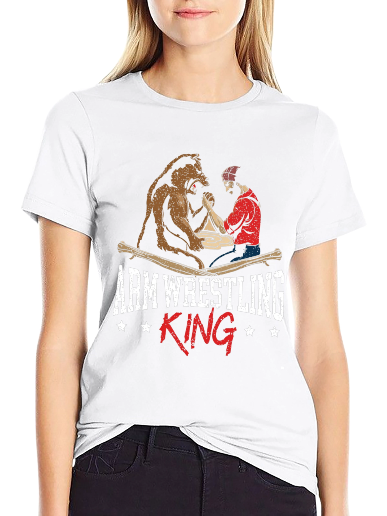 Arm Wrestling King Graphic Tee