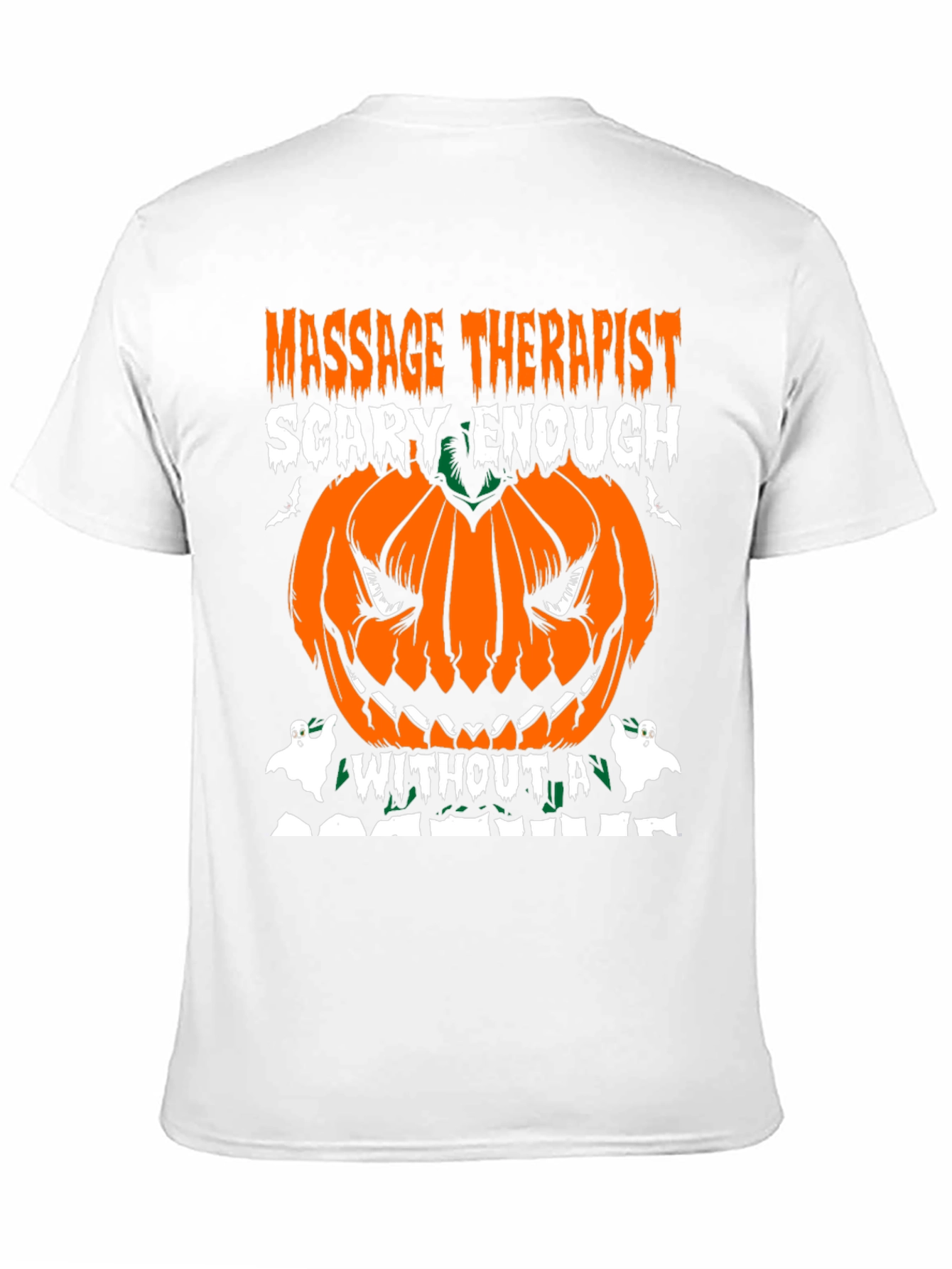 Massage Therapist Scary Enough Halloween T-Shirt