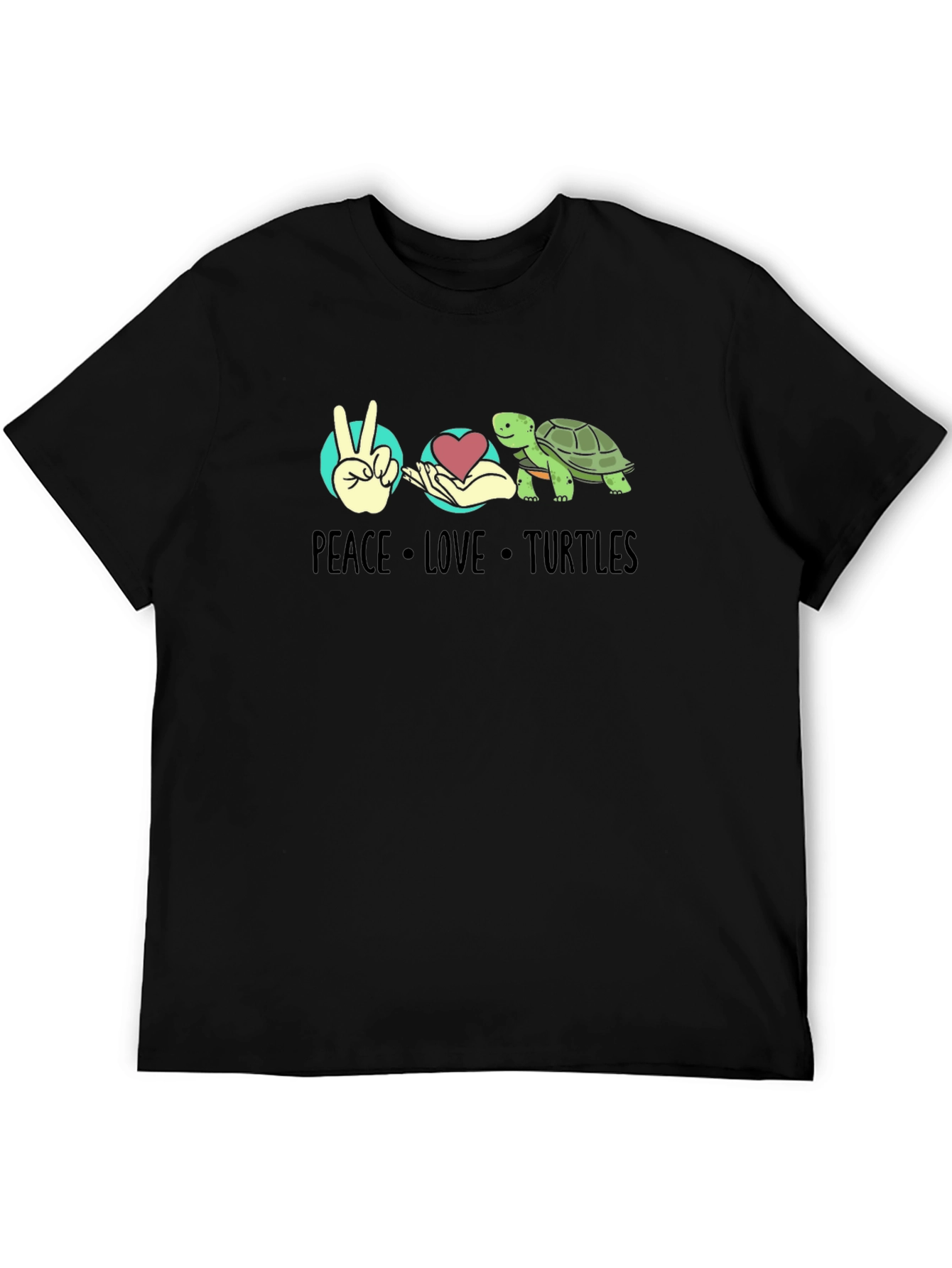 Peace Love Turtles Graphic Tee