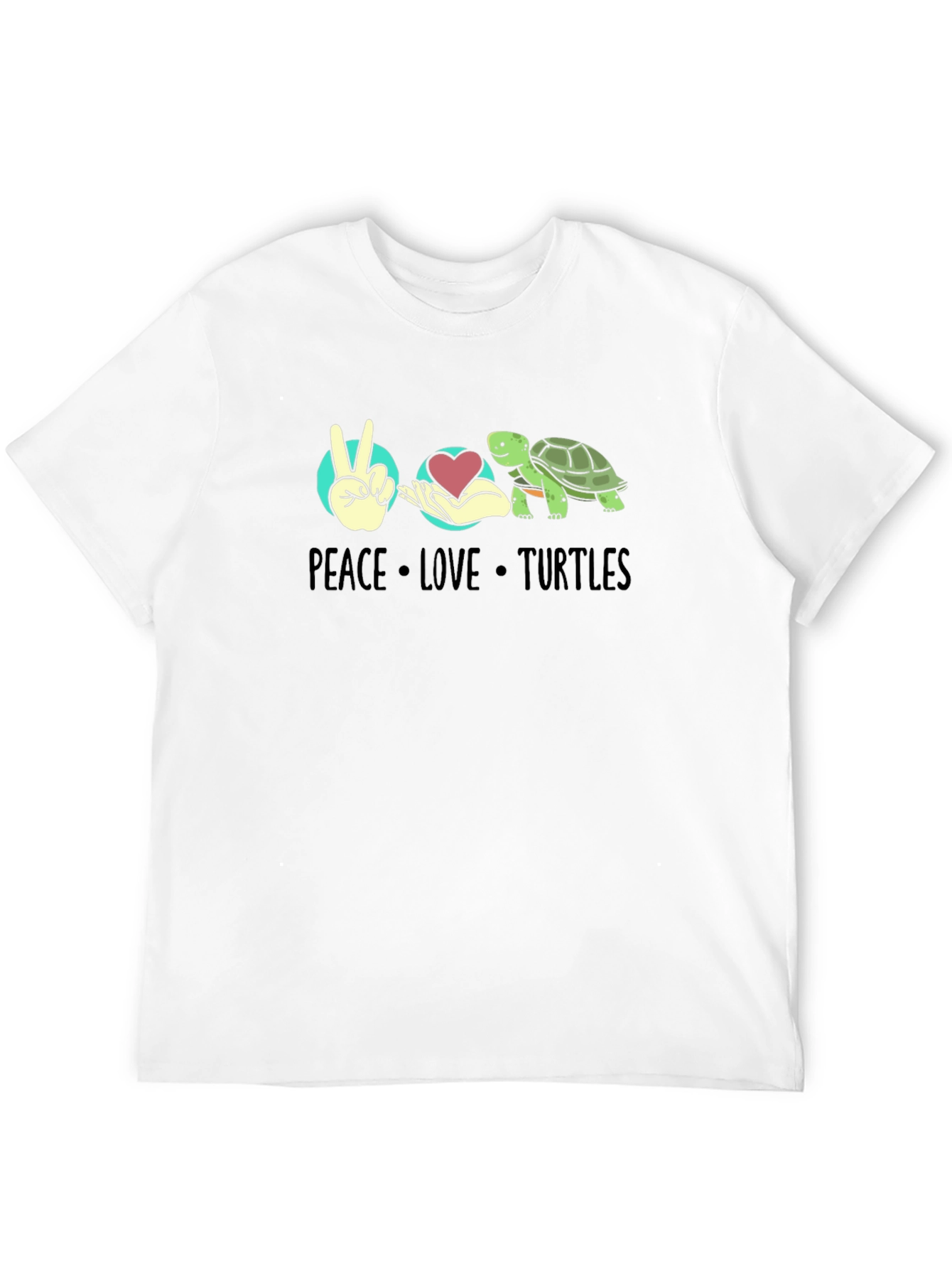 Peace Love Turtles Graphic Tee