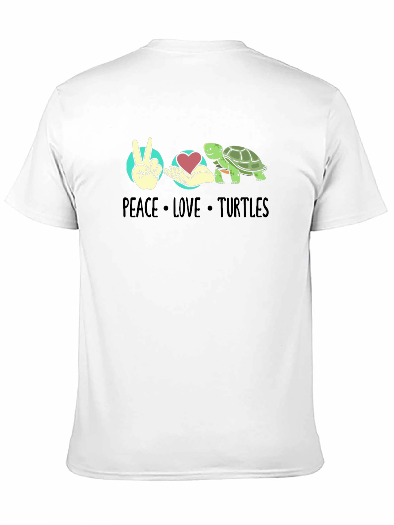Peace Love Turtles Graphic Tee