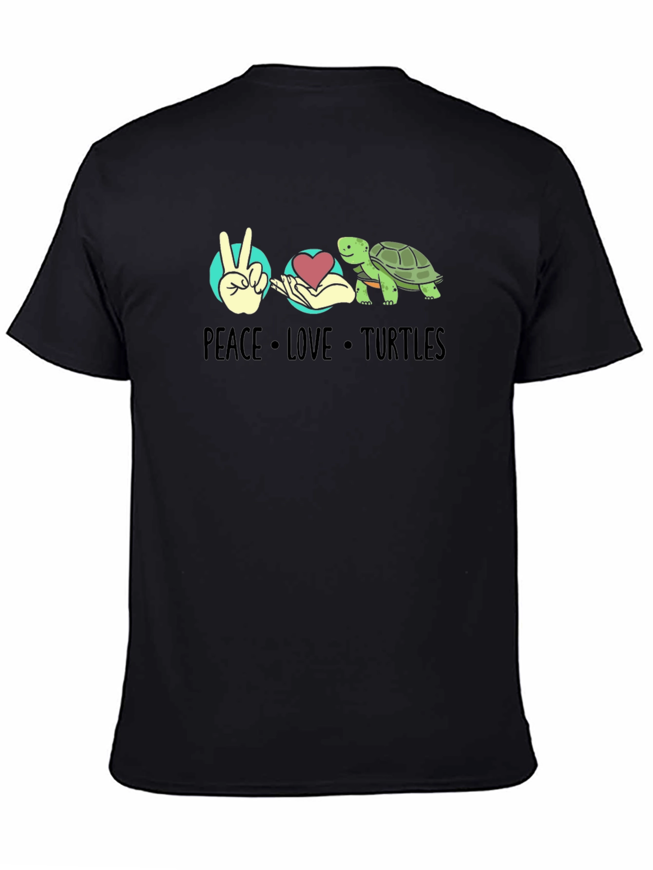 Peace Love Turtles Graphic Tee
