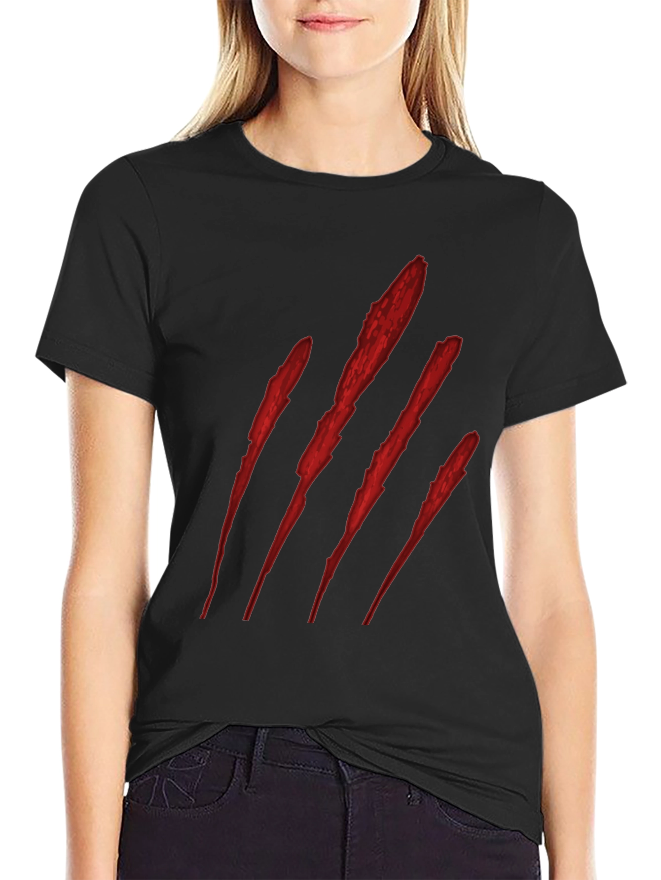 Mens Graphic Tee - Red Claw Design