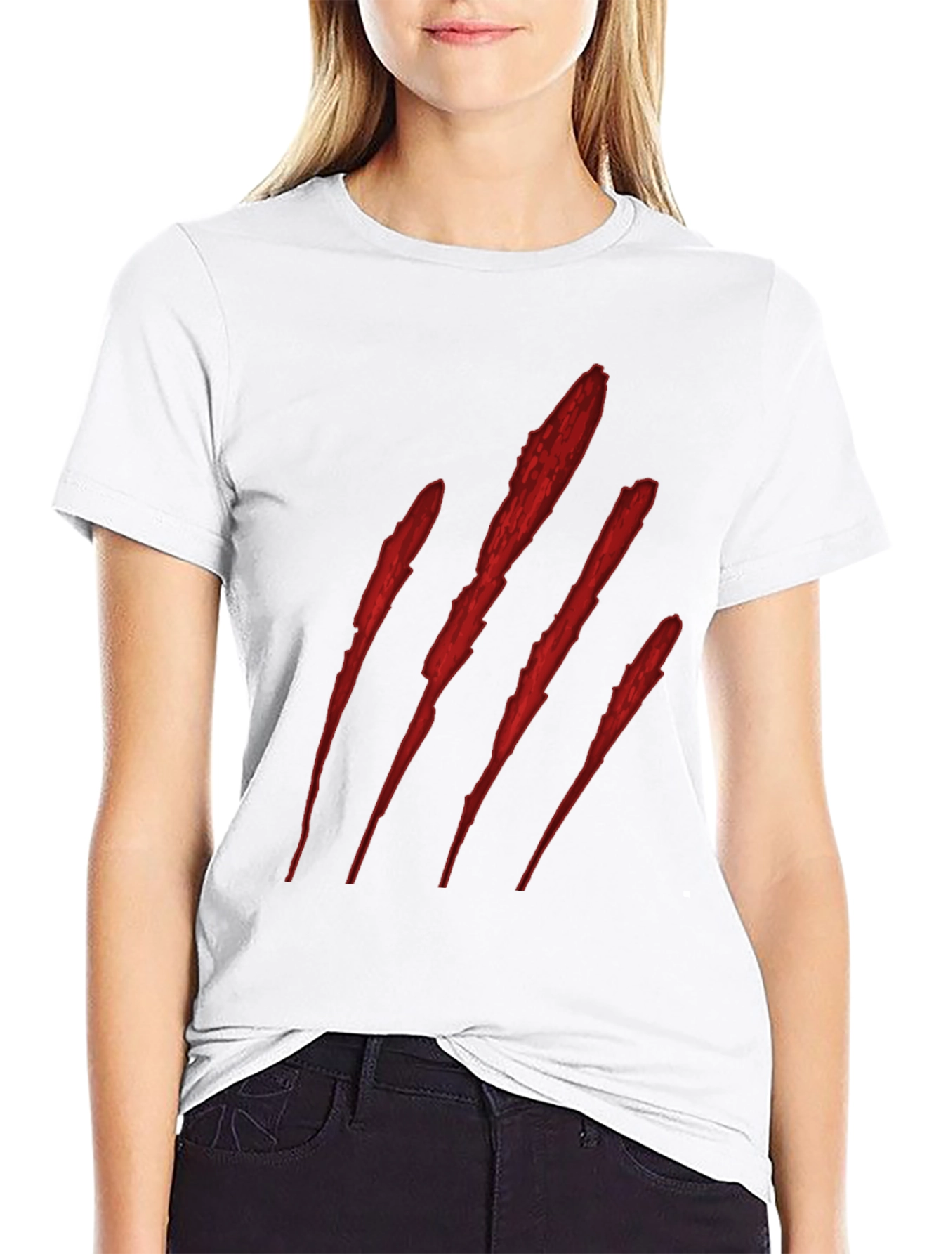Mens Graphic Tee - Red Claw Design