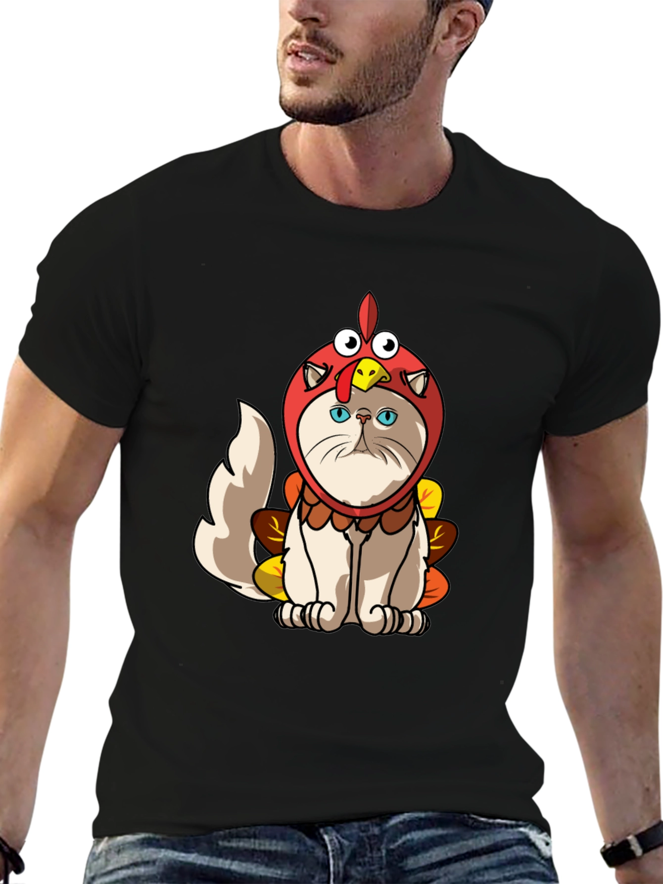 Cat Turkey Costume T-Shirt