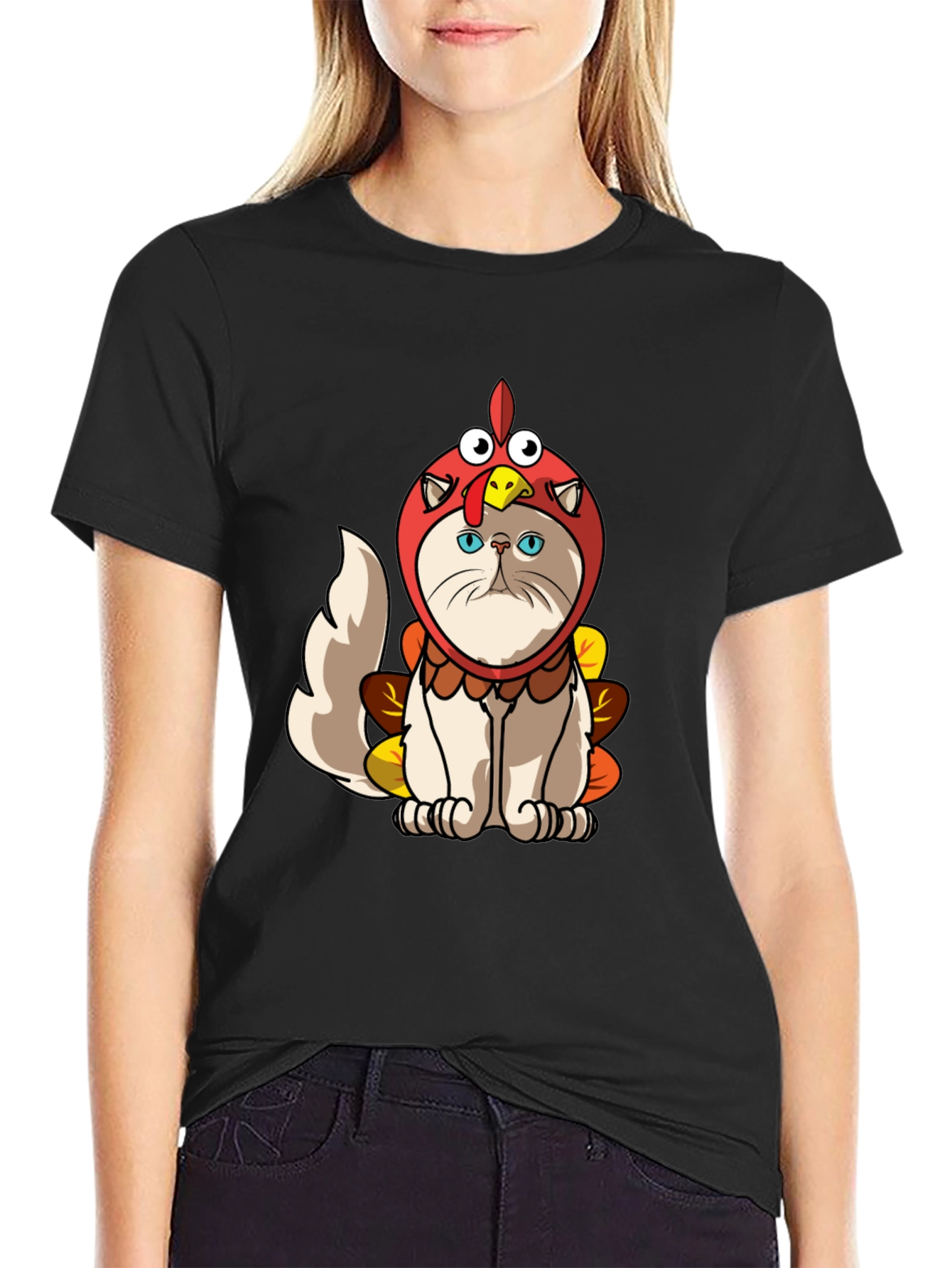 Cat Turkey Costume T-Shirt