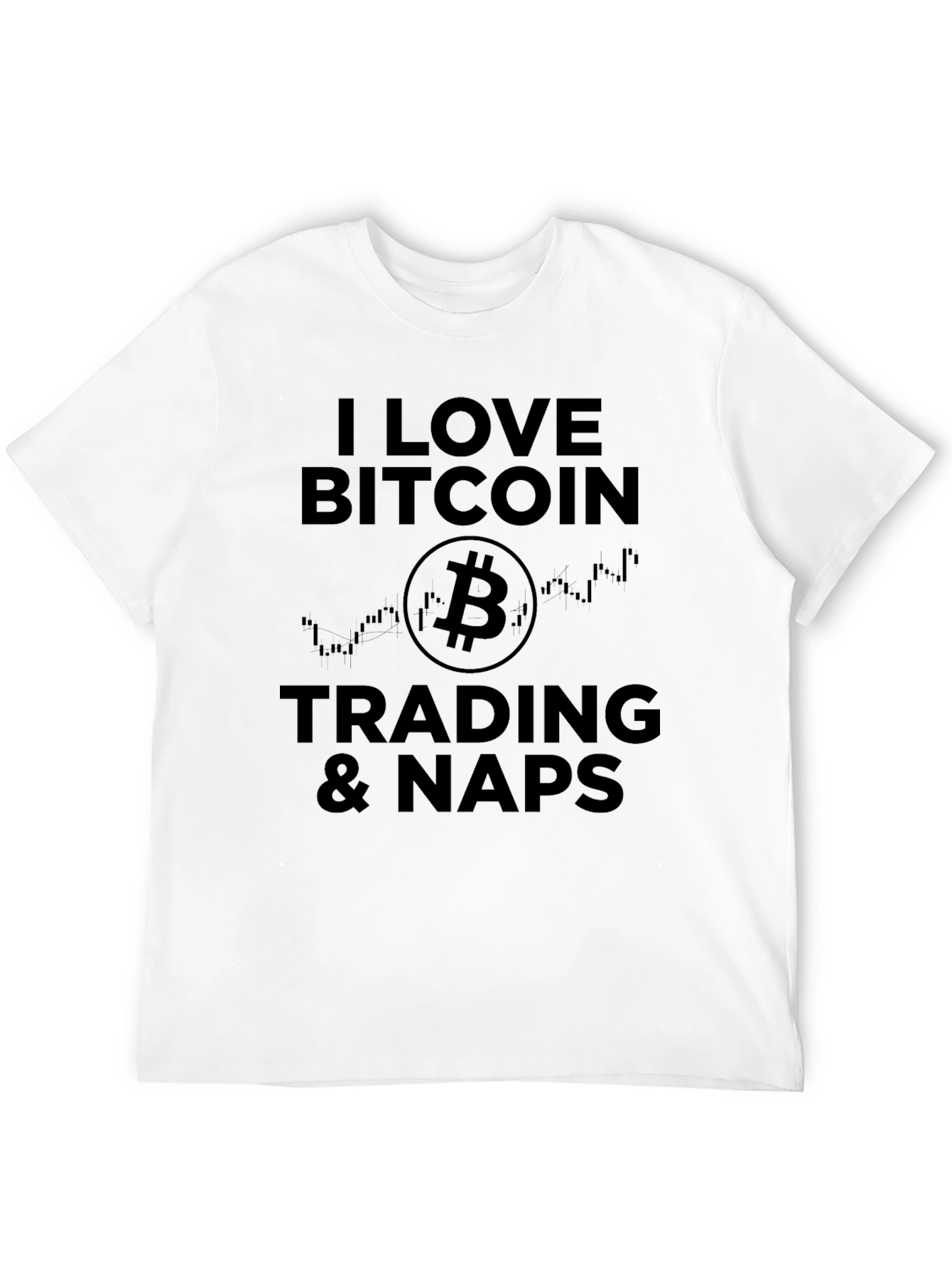 Bitcoin Trading & Naps Graphic T-Shirt - Crypto Tee