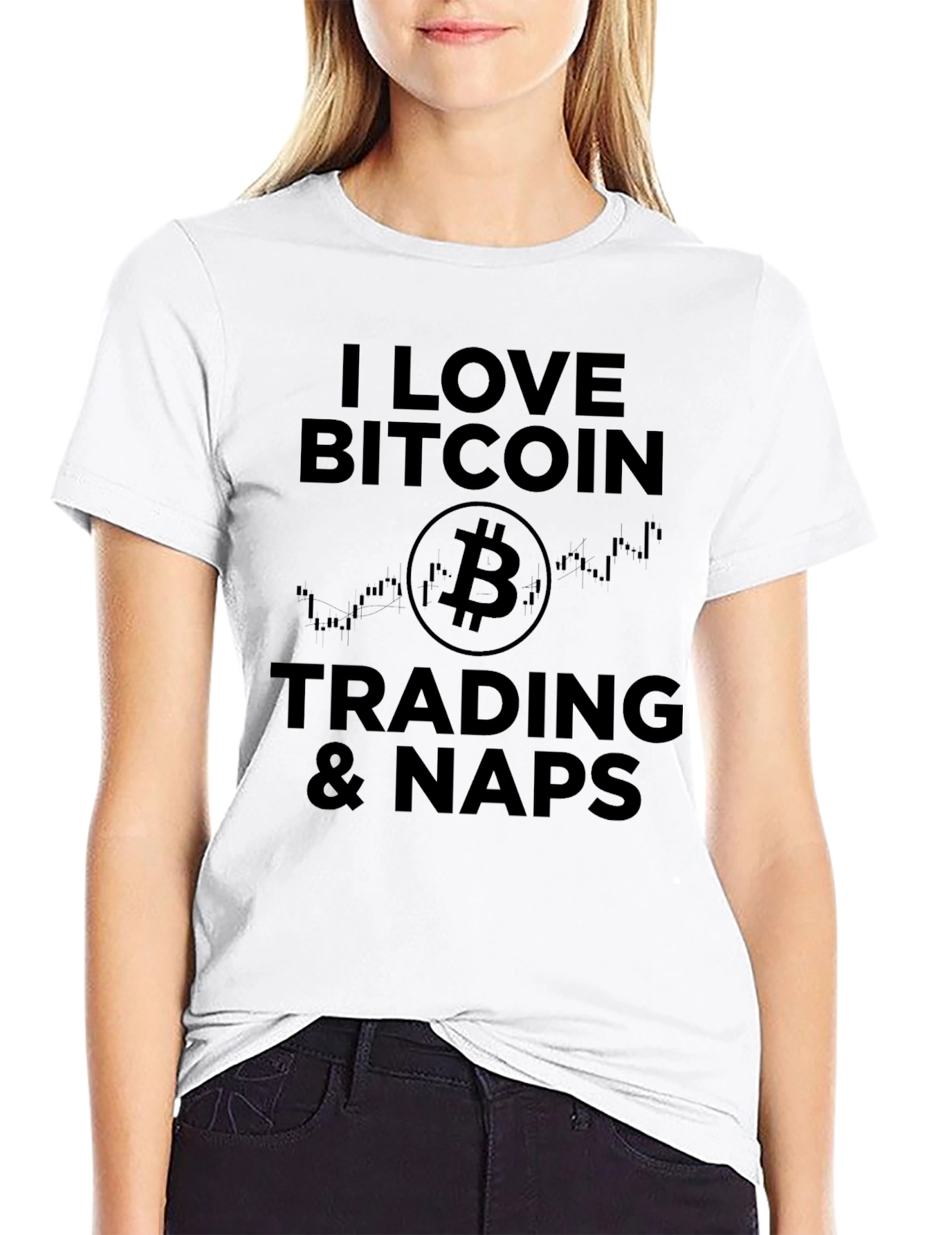Bitcoin Trading & Naps Graphic T-Shirt - Crypto Tee