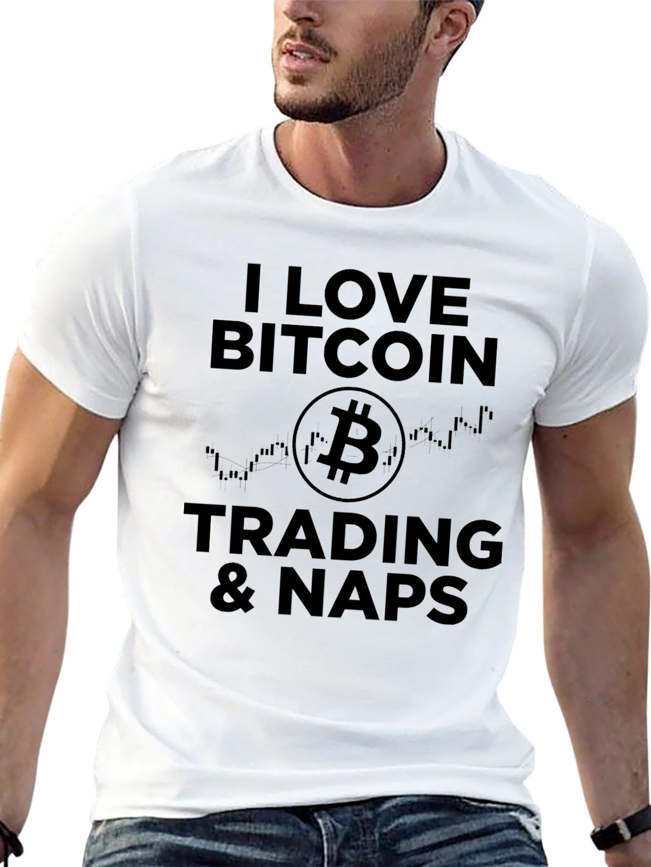 Bitcoin Trading & Naps Graphic T-Shirt - Crypto Tee