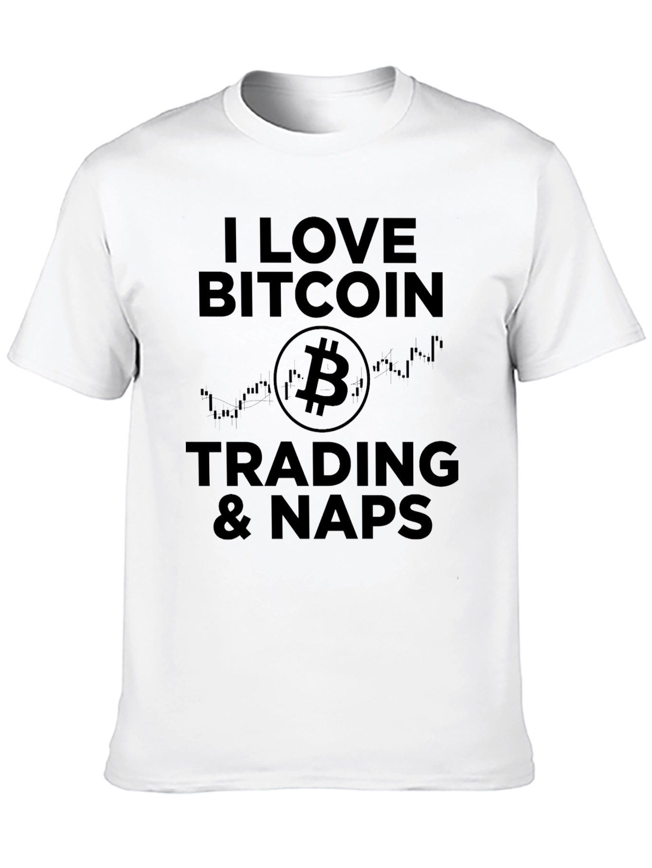 Bitcoin Trading & Naps Graphic T-Shirt - Crypto Tee