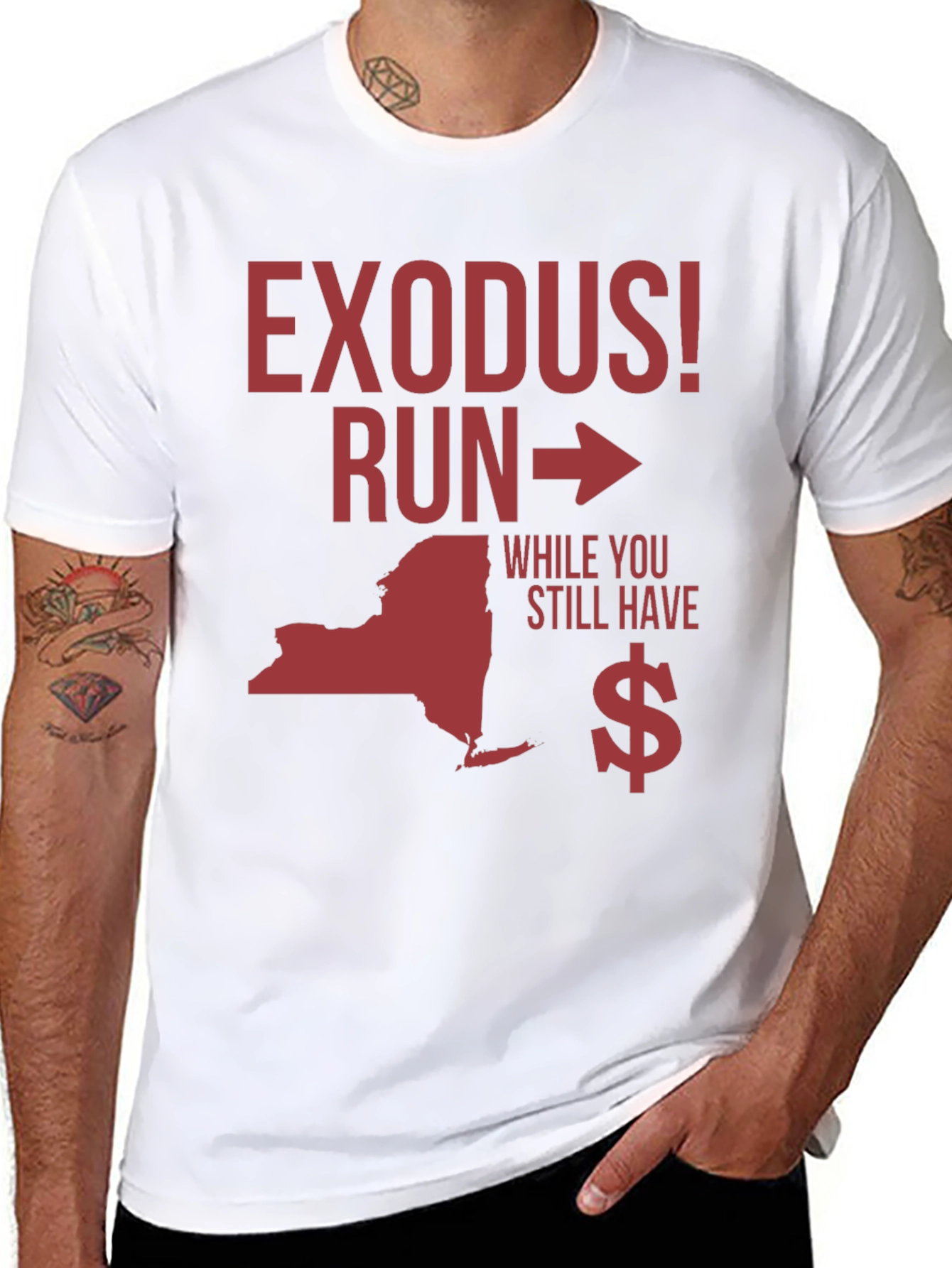 Exodus! Run Graphic Tee - New York State