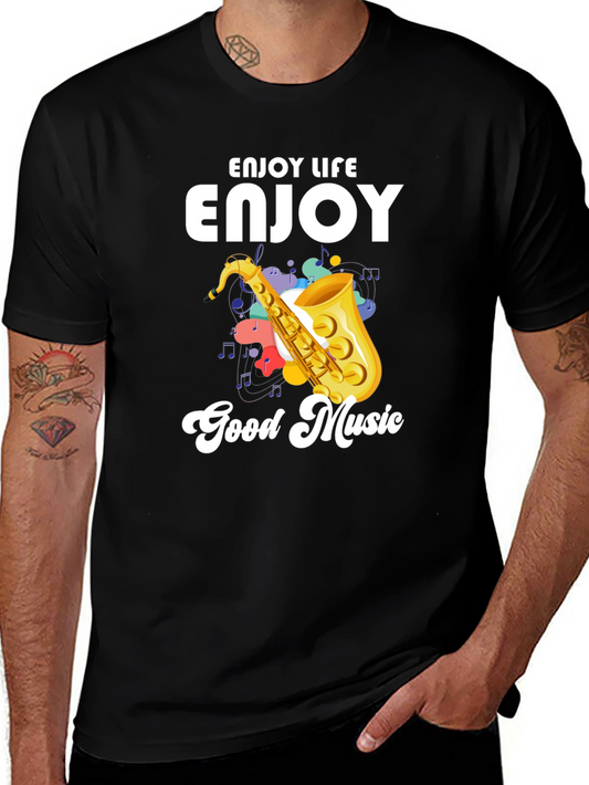 Enjoy Life Good Music Graphic Tee
