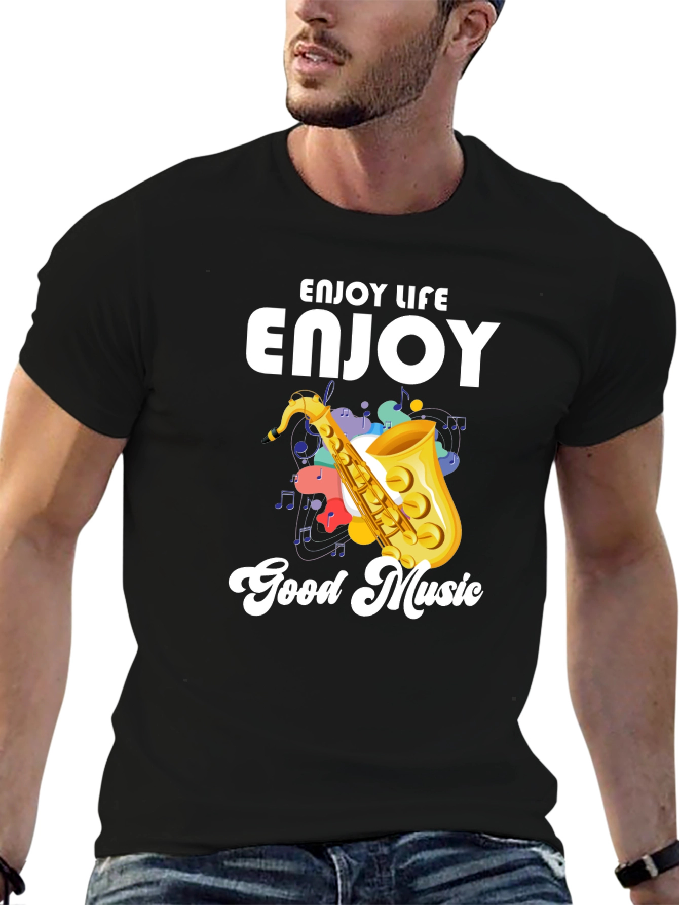 Enjoy Life Good Music Graphic Tee