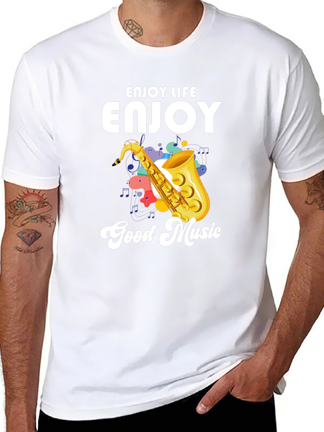 Enjoy Life Good Music Graphic Tee
