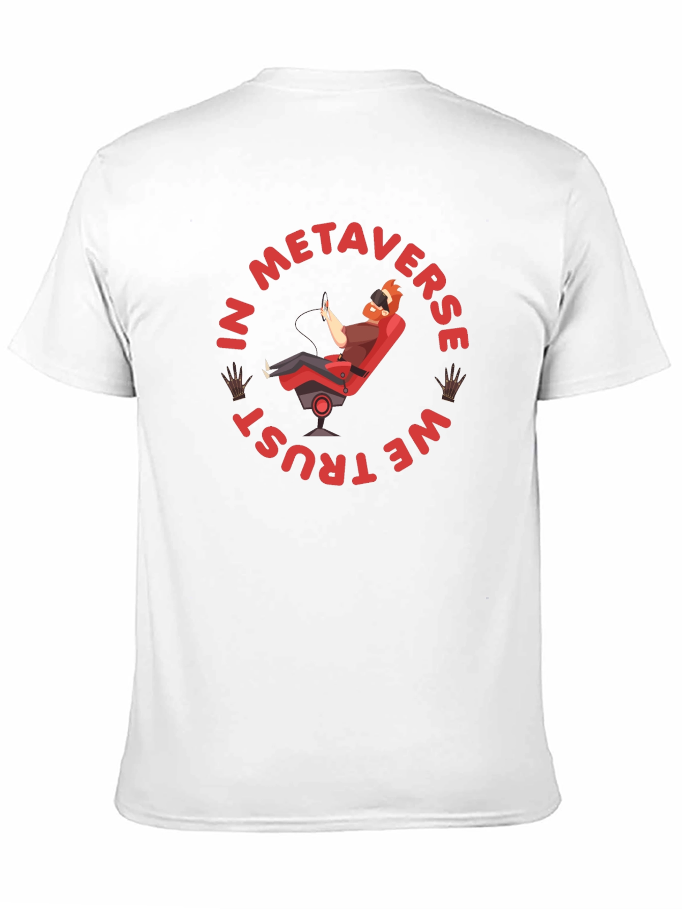 Metaverse Trust Graphic T-Shirt - Black