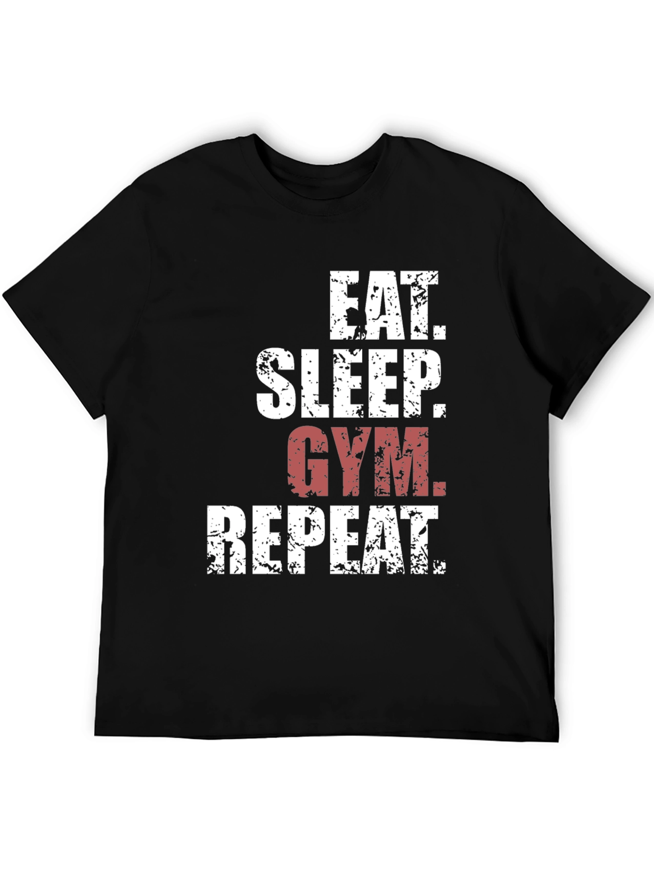 Eat Sleep Gym Repeat Mens Graphic T-Shirt