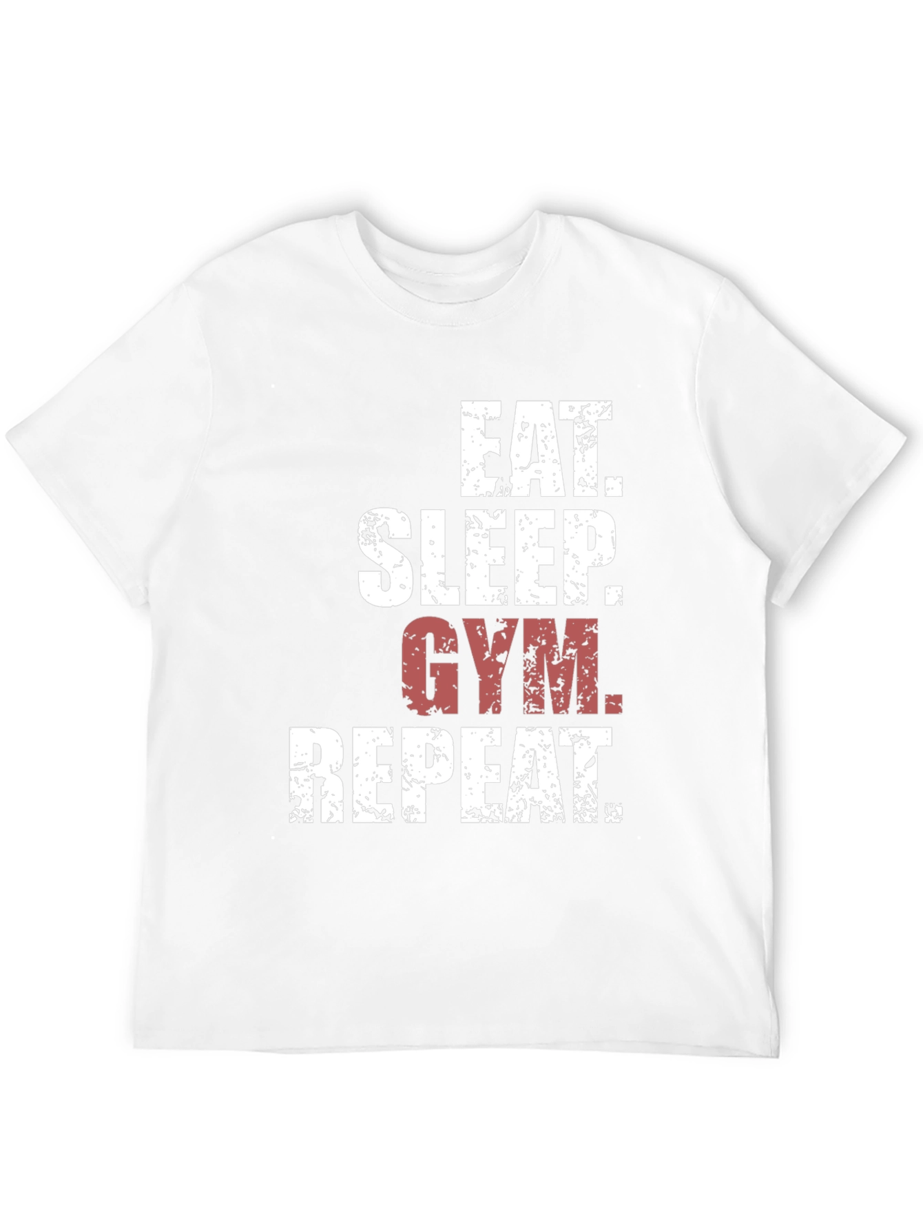 Eat Sleep Gym Repeat Mens Graphic T-Shirt