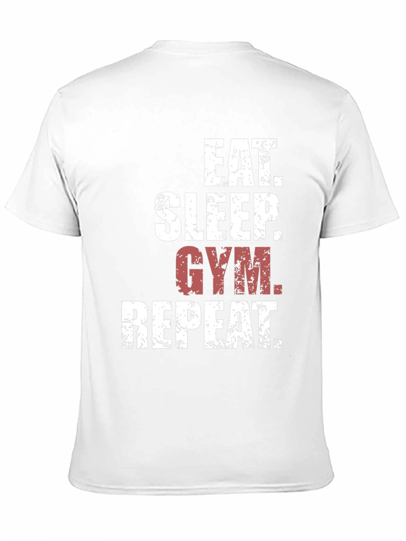 Eat Sleep Gym Repeat Mens Graphic T-Shirt