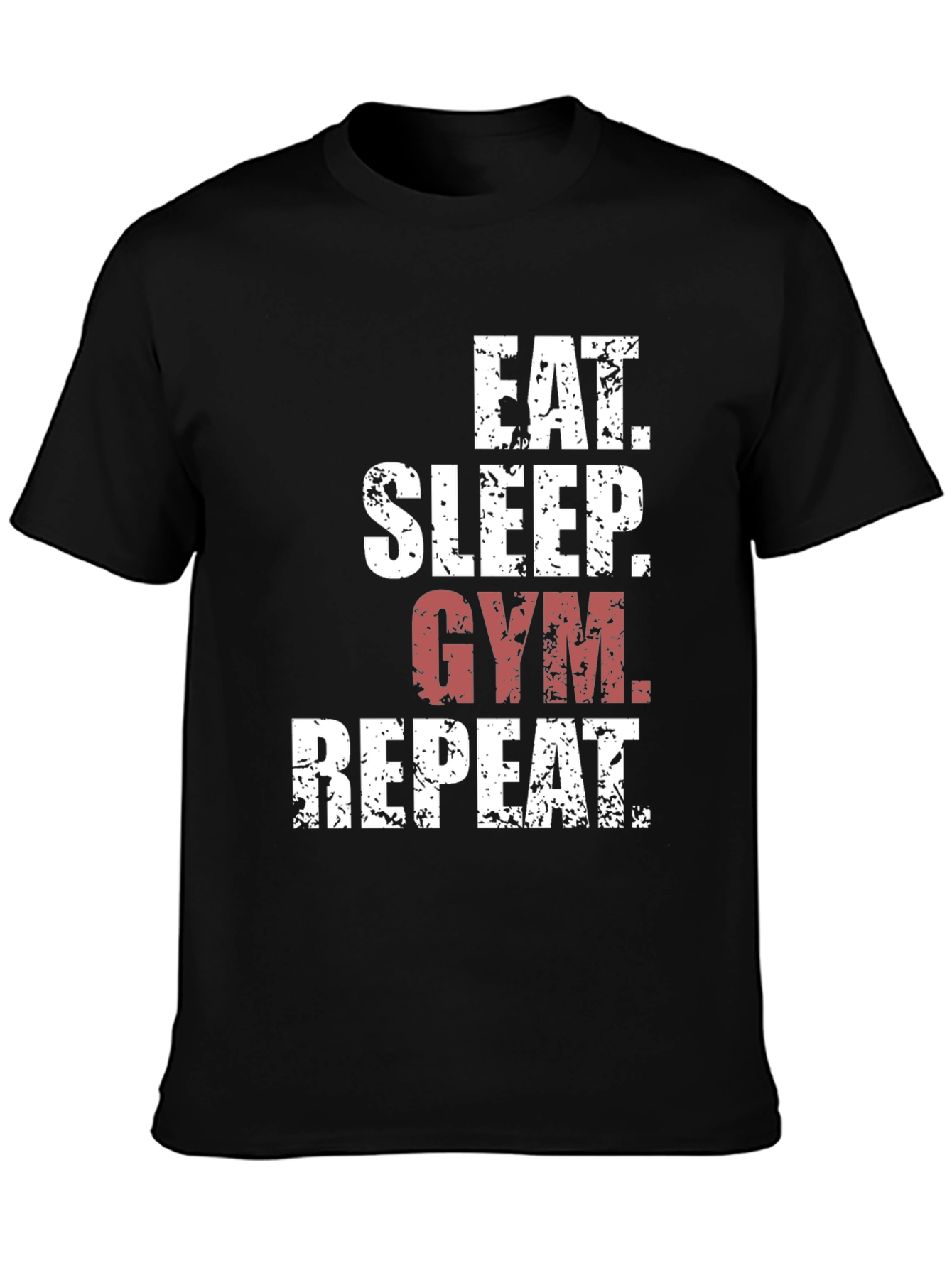 Eat Sleep Gym Repeat Mens Graphic T-Shirt
