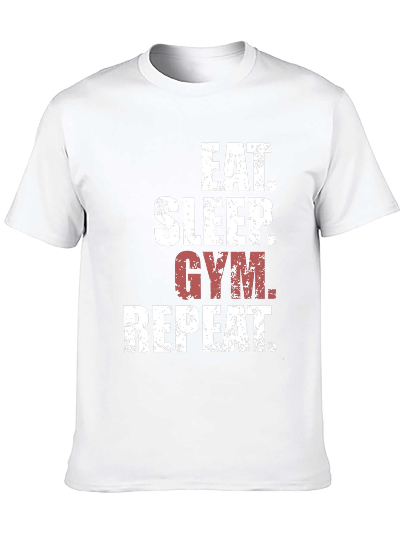 Eat Sleep Gym Repeat Mens Graphic T-Shirt